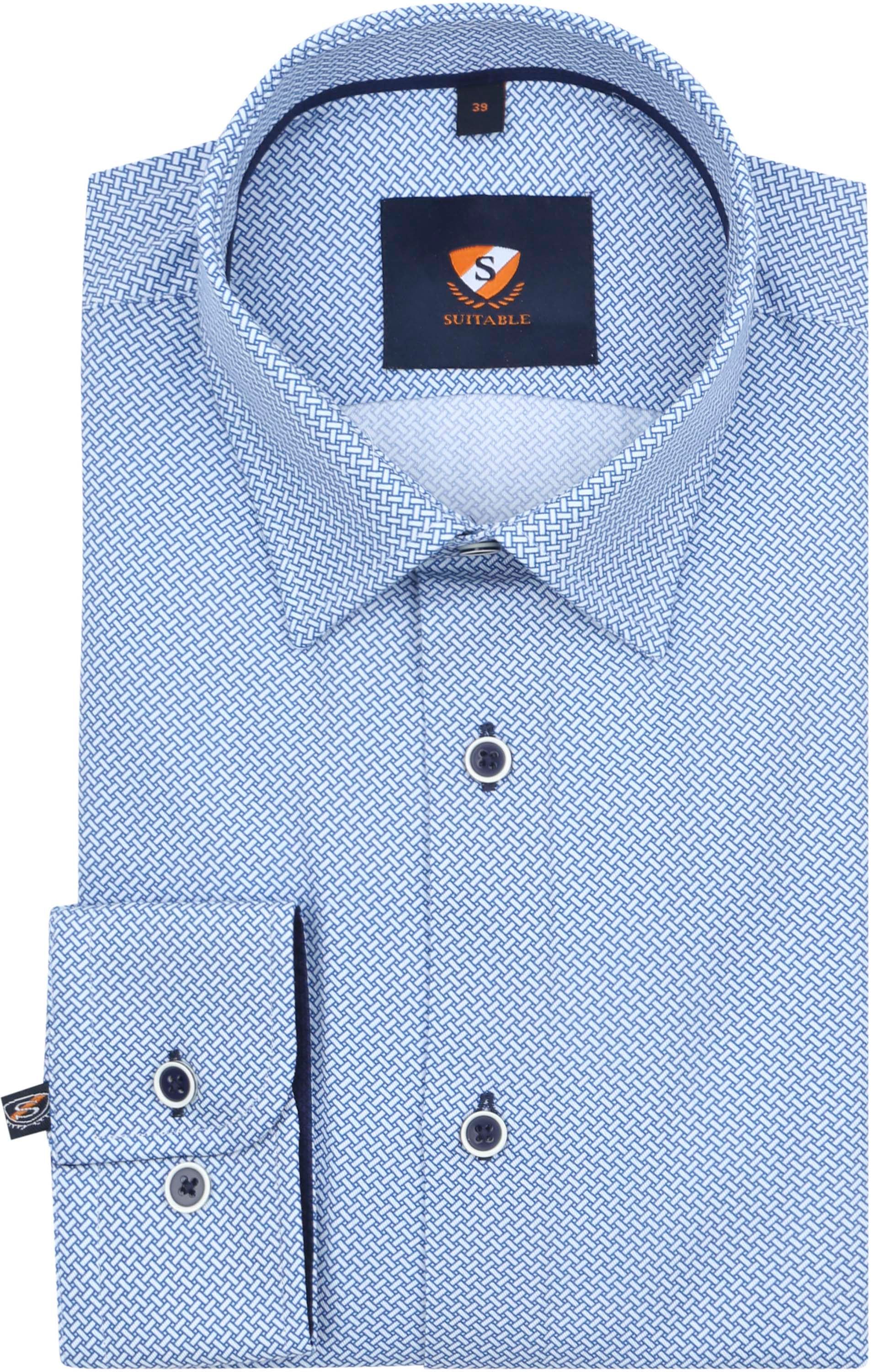 Suitable Shirt 261-4 Blue Print 261-4 order online | Suitable