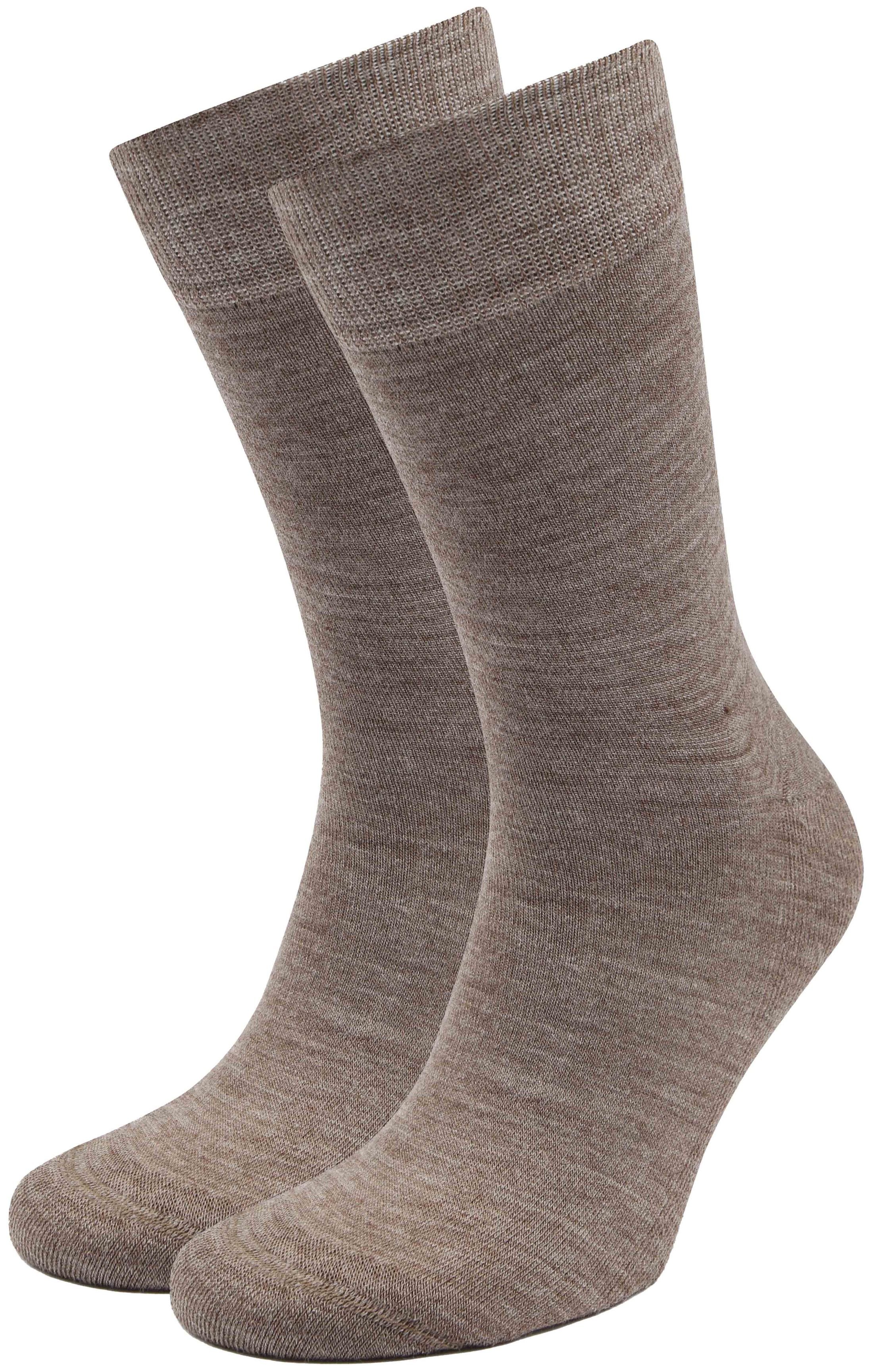 Suitable Merino Socks 2-Pack Grey Taupe size 43-46