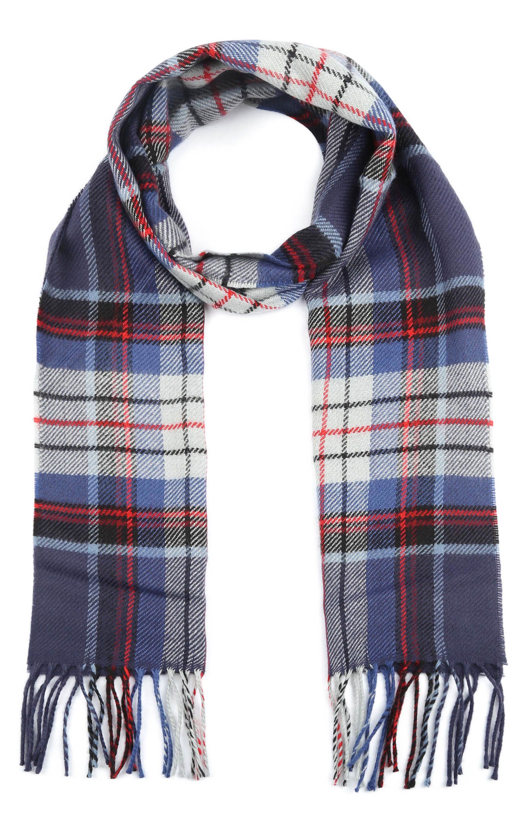 Suitable Herren Schal Kartier Rot Blau 22-08 Sjaal kaufen | Suitable