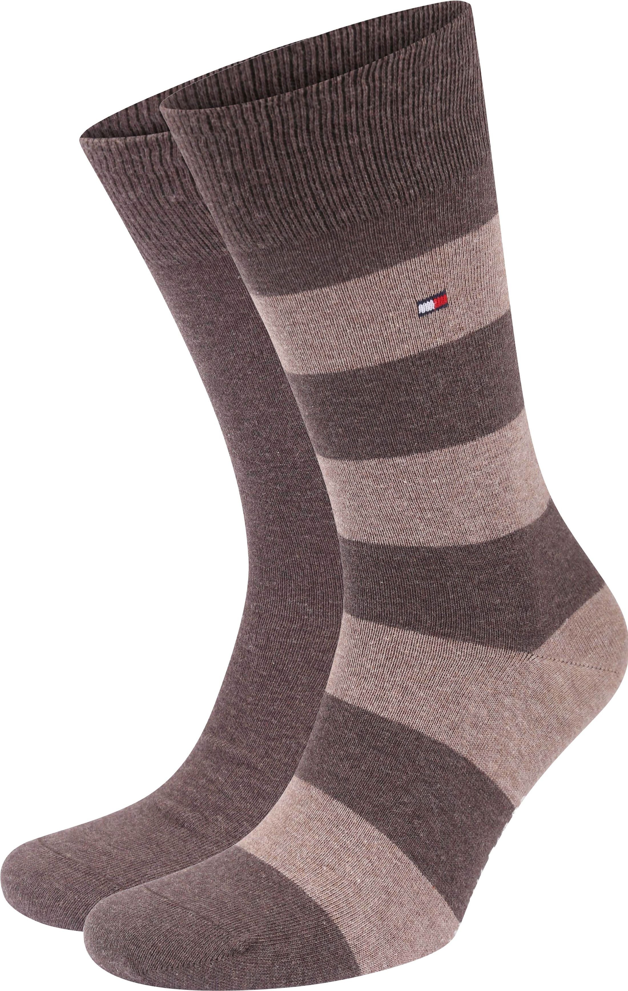 Tommy Hilfiger Sokken 2 Paar Rugby Bruin 342021001-778 kopen | Suitable