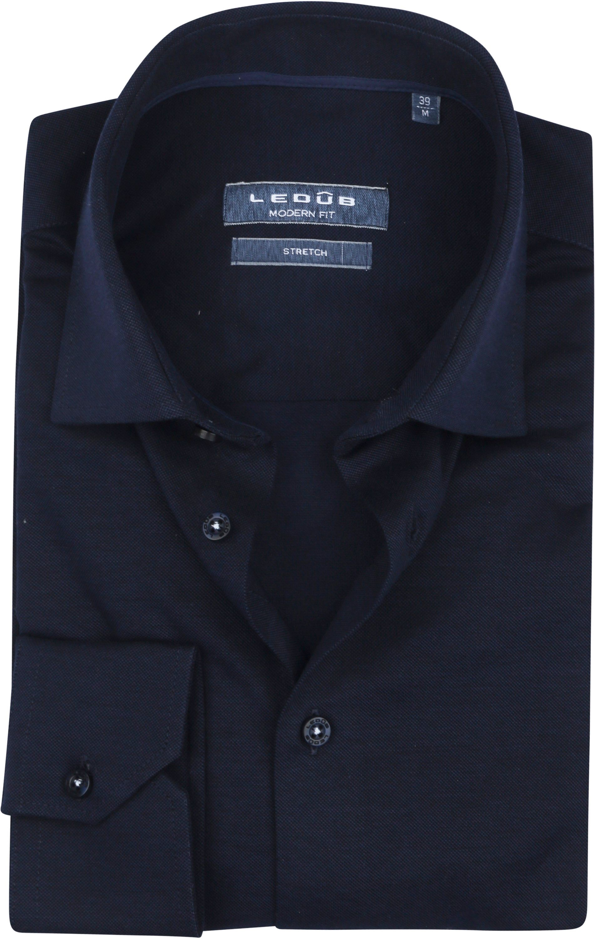 Ledub Tricot Shirt Navy 0141062 order online | Suitable