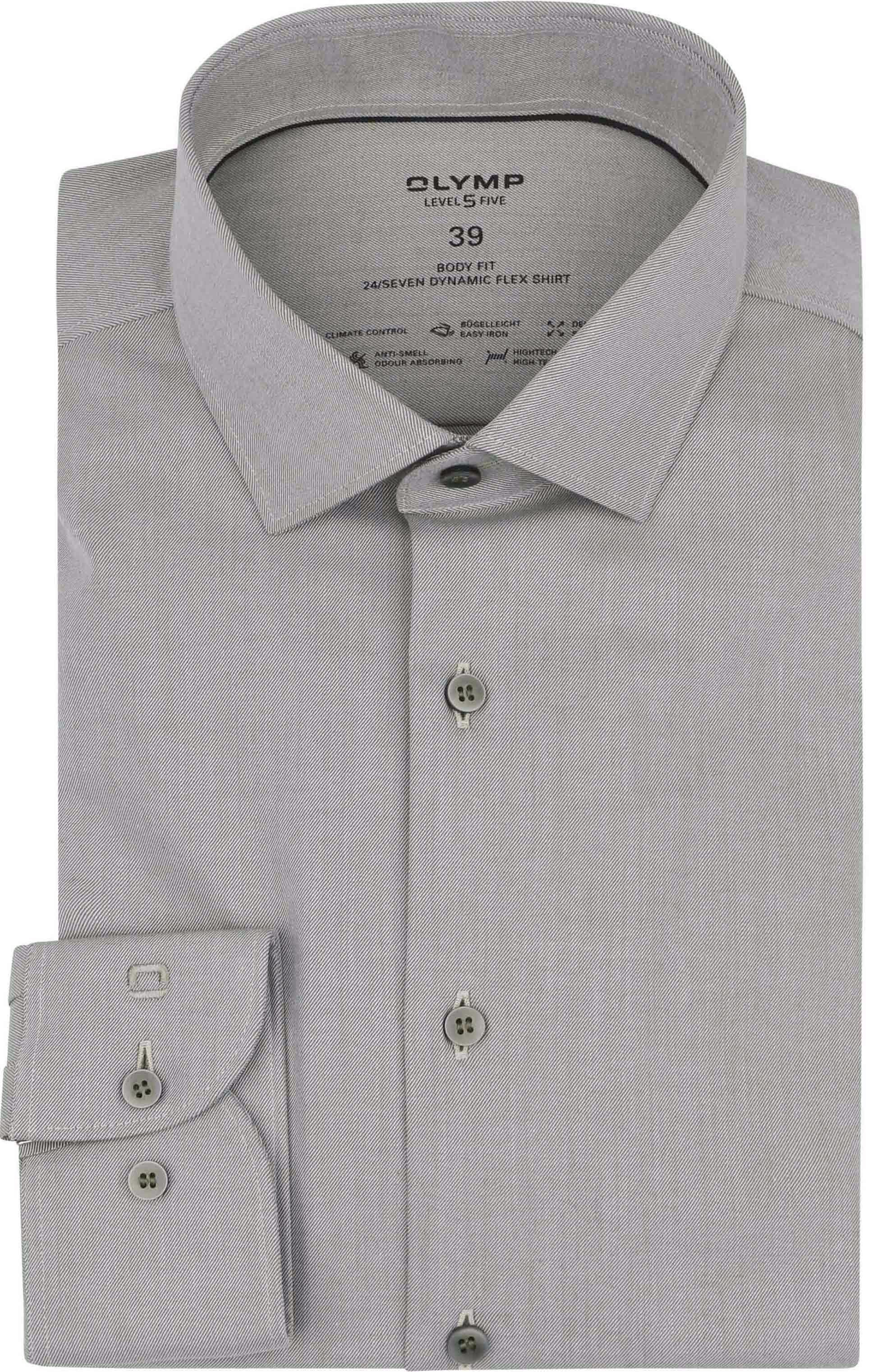 OLYMP Shirt Level 5 24/Seven Olive Green order online | 073464-47 | Suitable Norway
