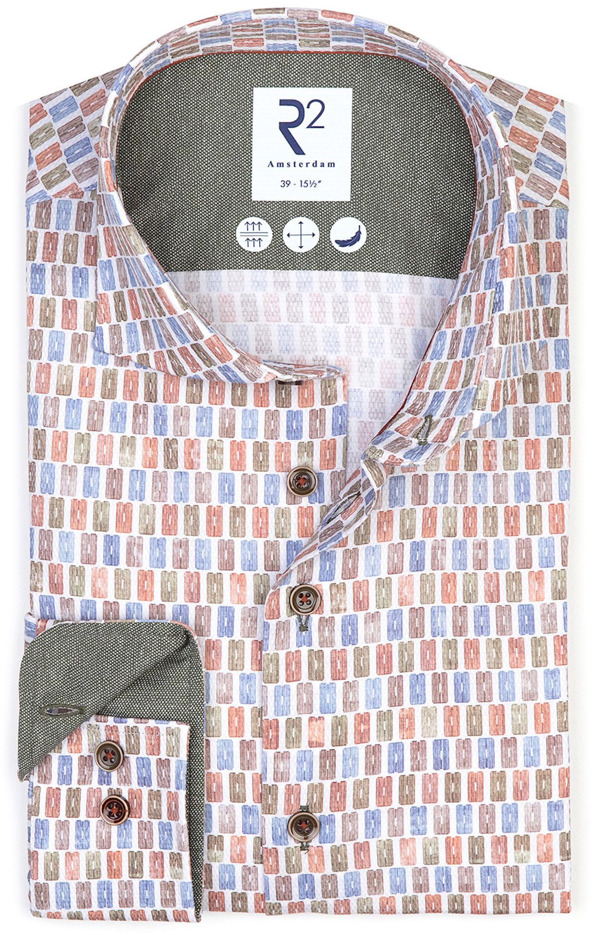R2 Shirt Blocks Multicoloured 122.WSP.038-004 order online