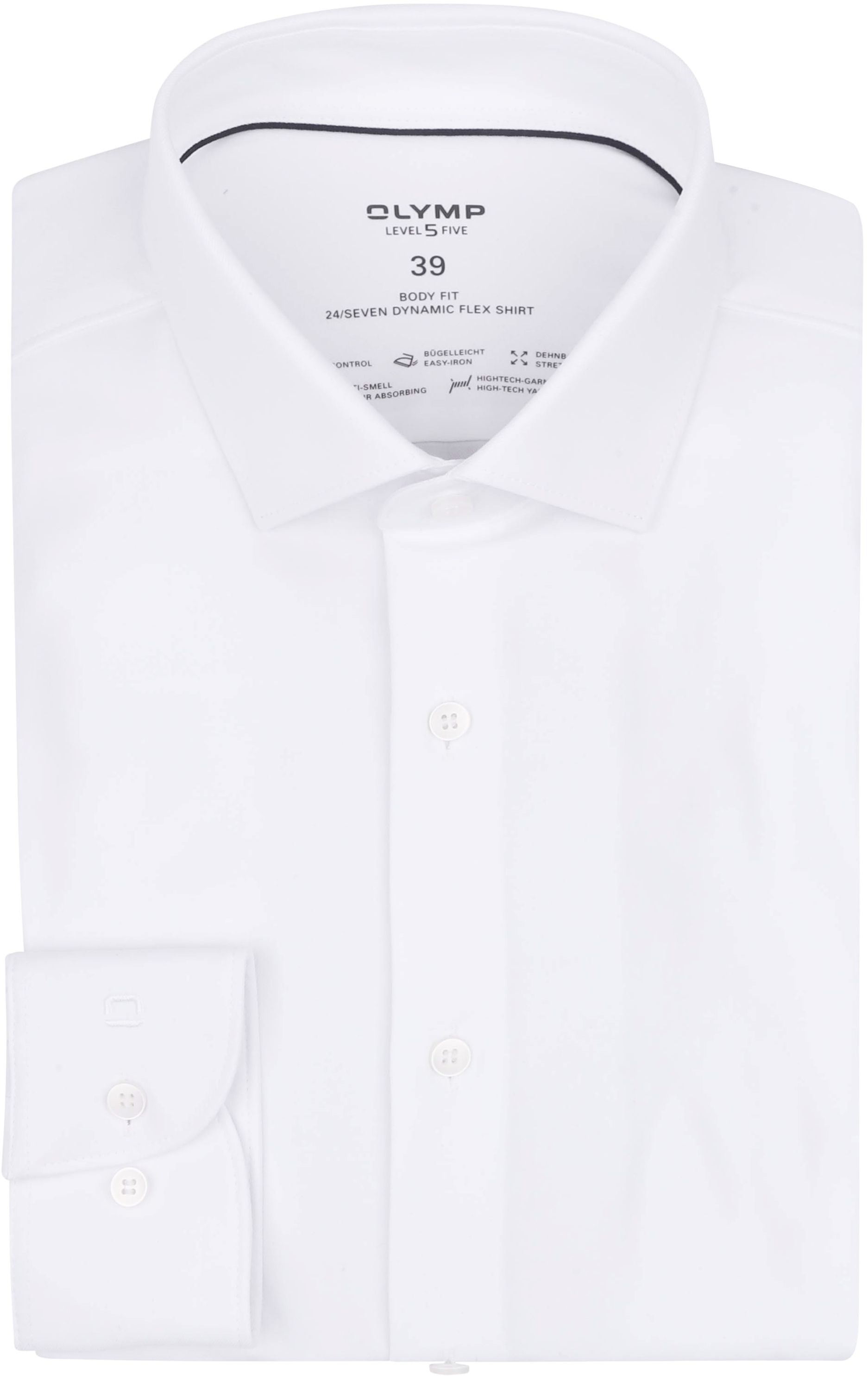 OLYMP Shirt Level 5 24/Seven White order online | 073464-00 | Suitable Norway