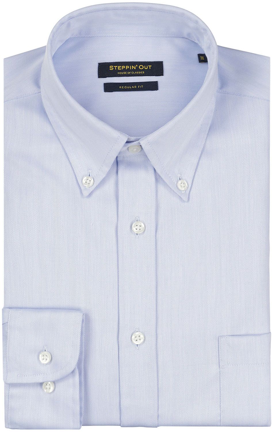 Steppin' Out Shirt Herringbone Light Blue order online | SM6003.0012-2001 | Suitable Lithuania
