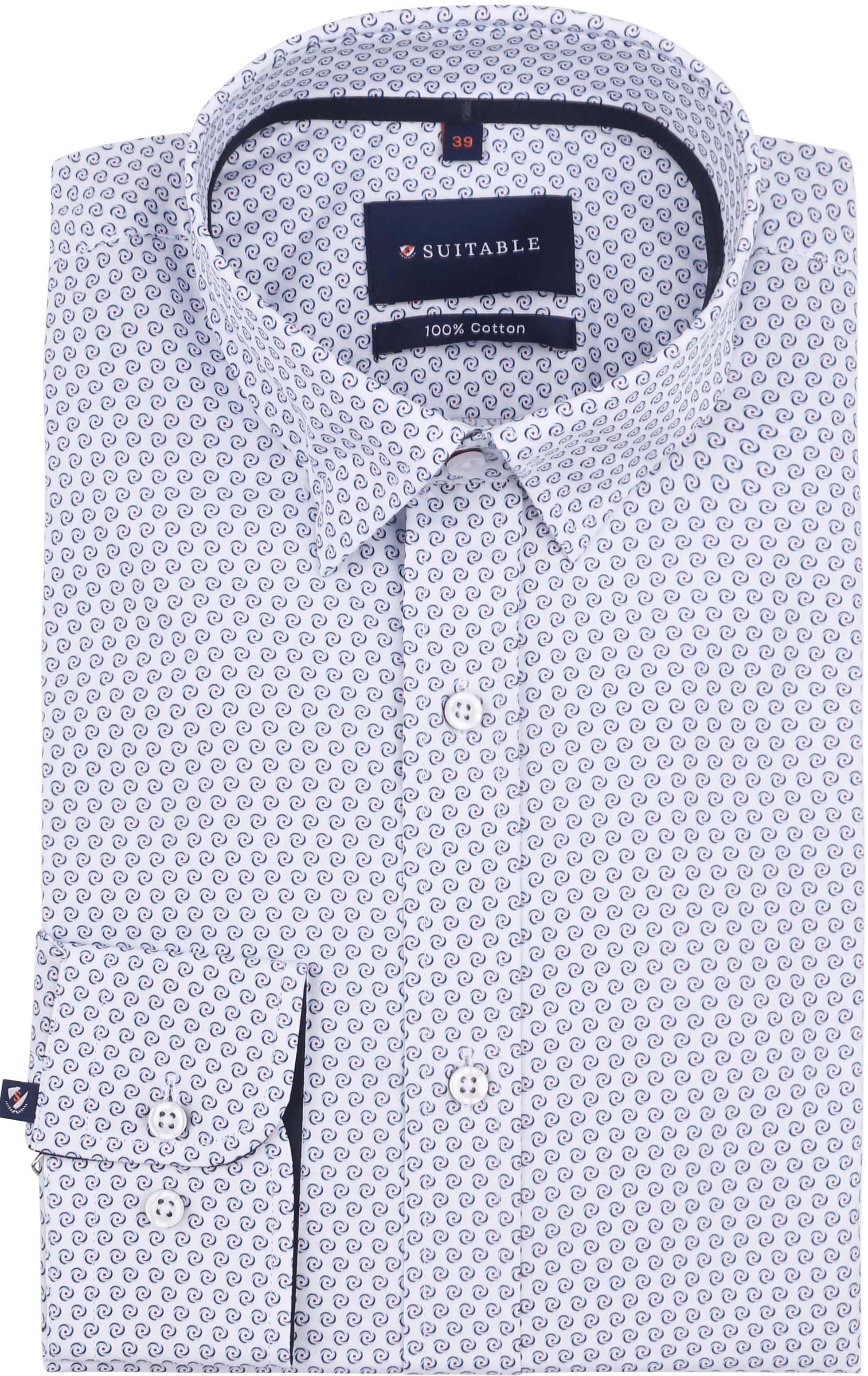 Suitable Hemd Construct Druck Blau SH-HBD-24-04 kaufen | Suitable