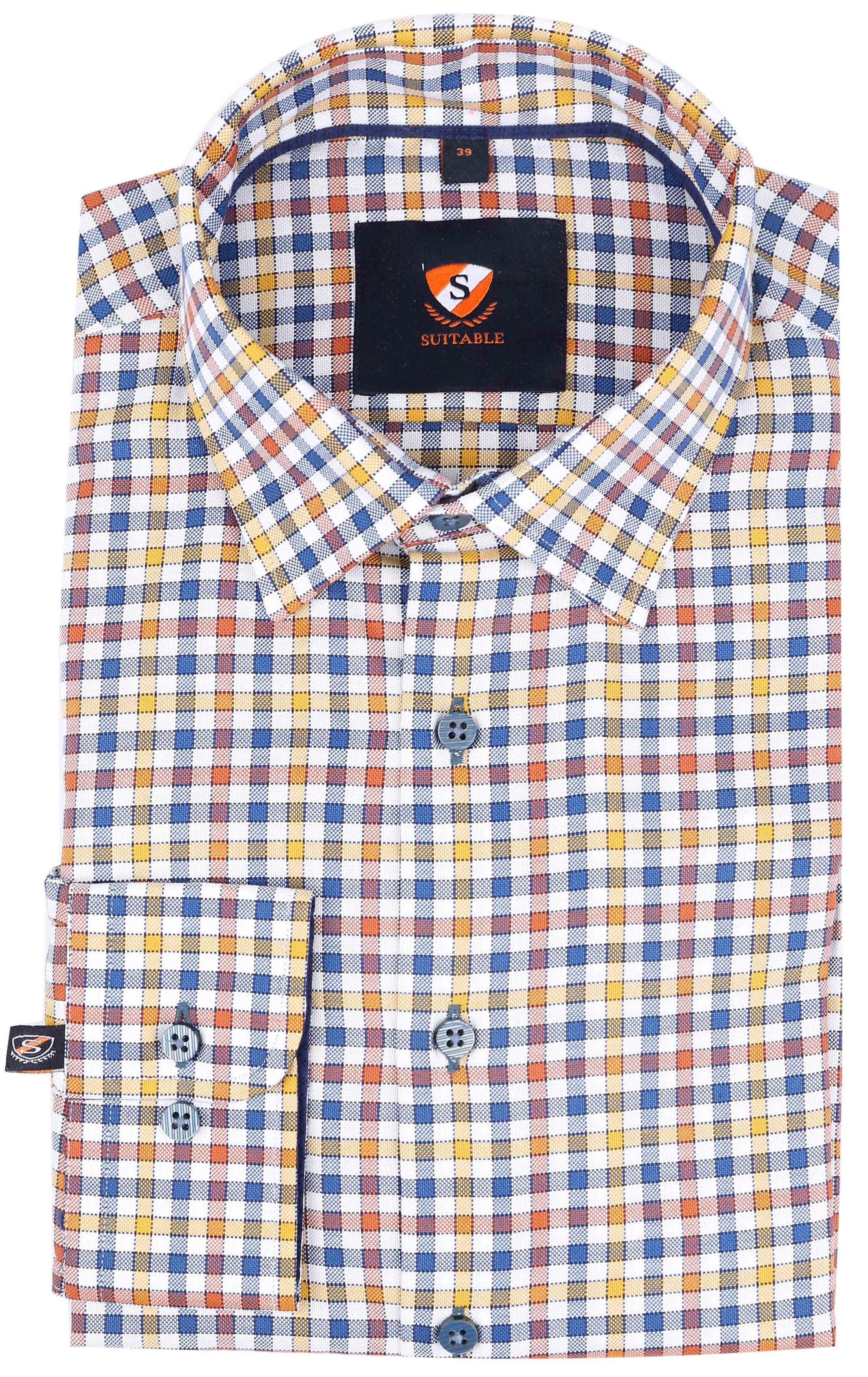 Suitable Hemd Rot Gelb Kariert 255-5 HBD Check Red Yellow kaufen | Suitable