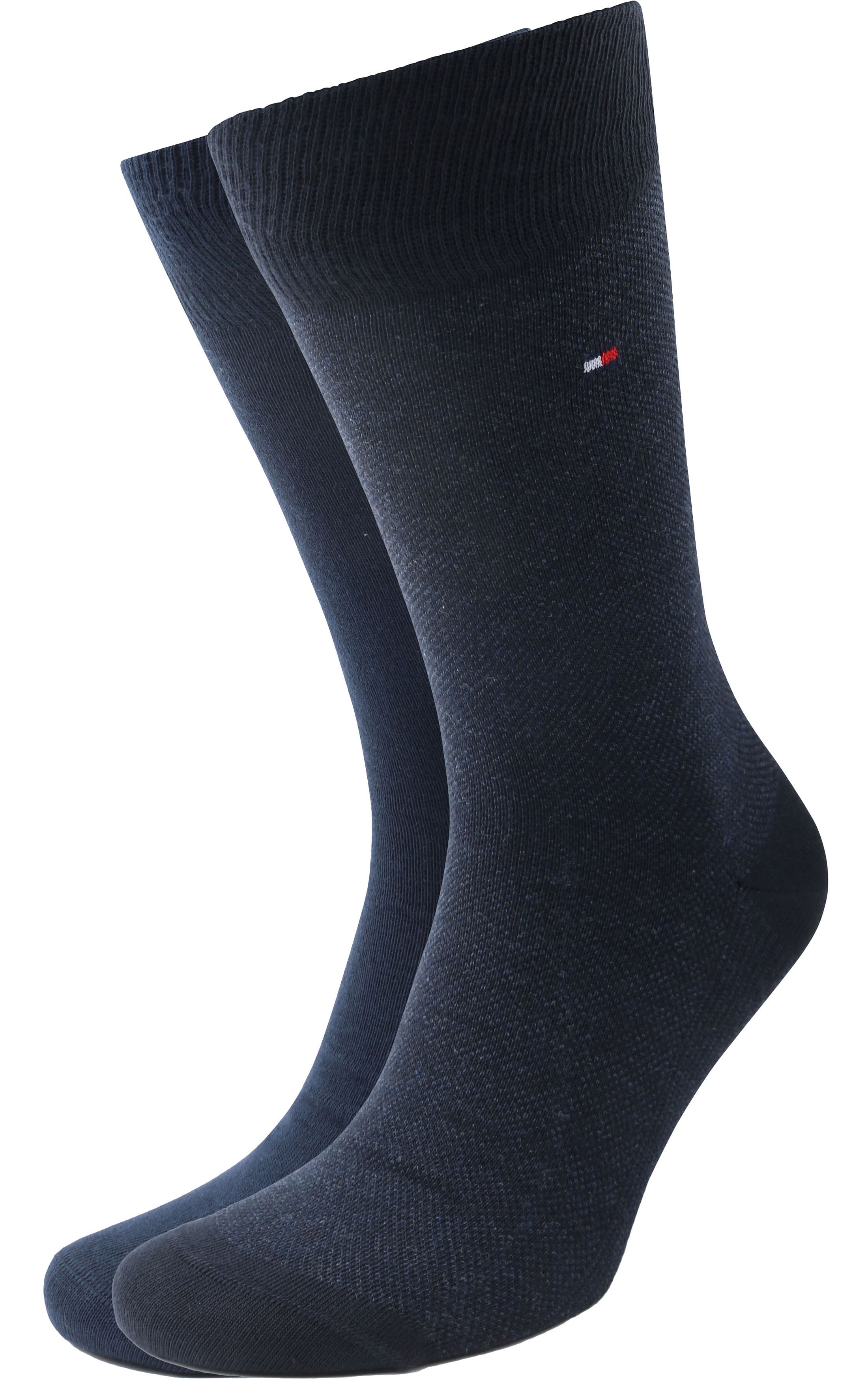 Tommy Hilfiger 2-Pack Sokken Birdseye Blauw 001 701226104-001 kopen | Suitable