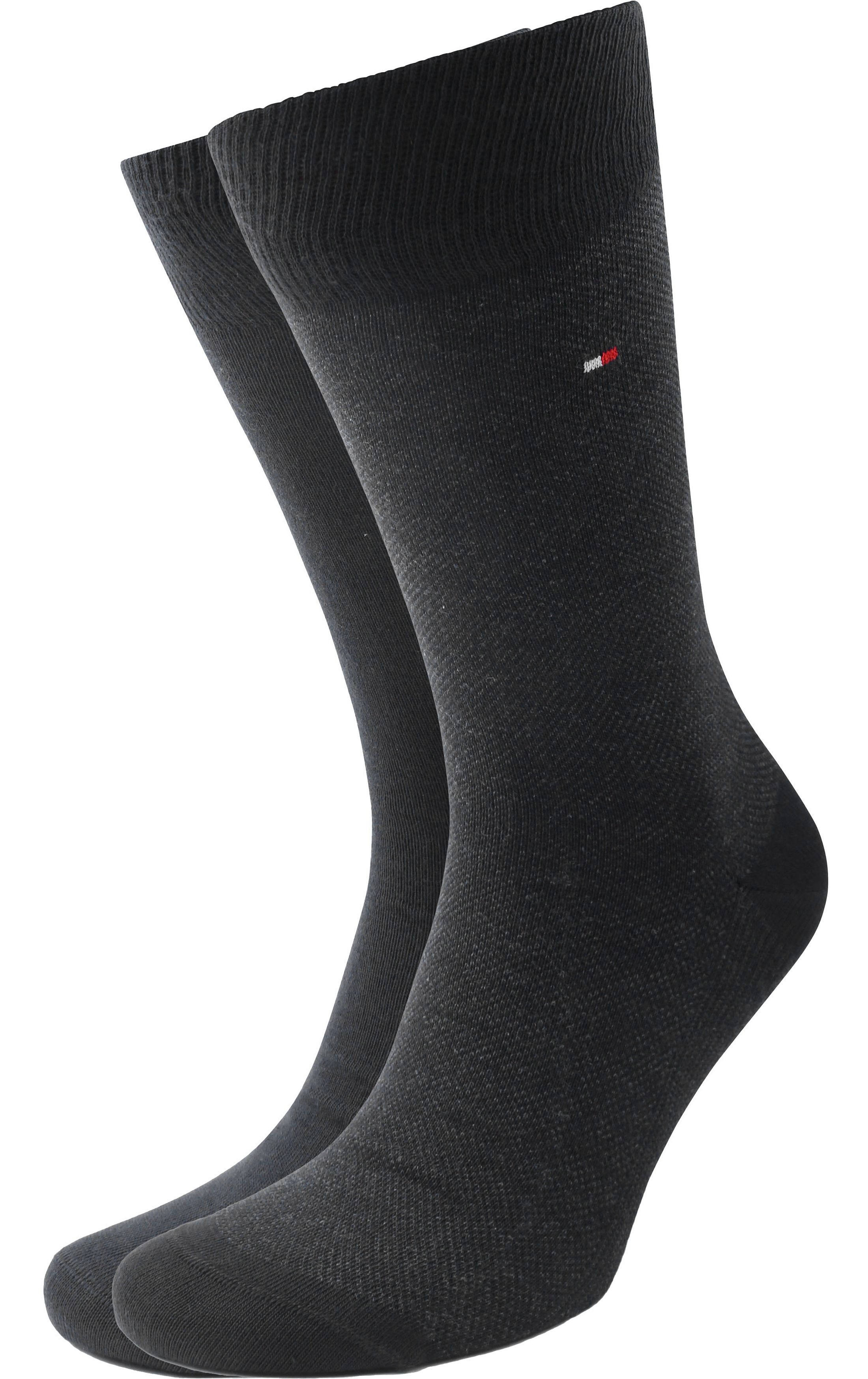 Tommy Hilfiger 2-Pack Sokken Birdseye Zwart 701226104-002 kopen | Suitable