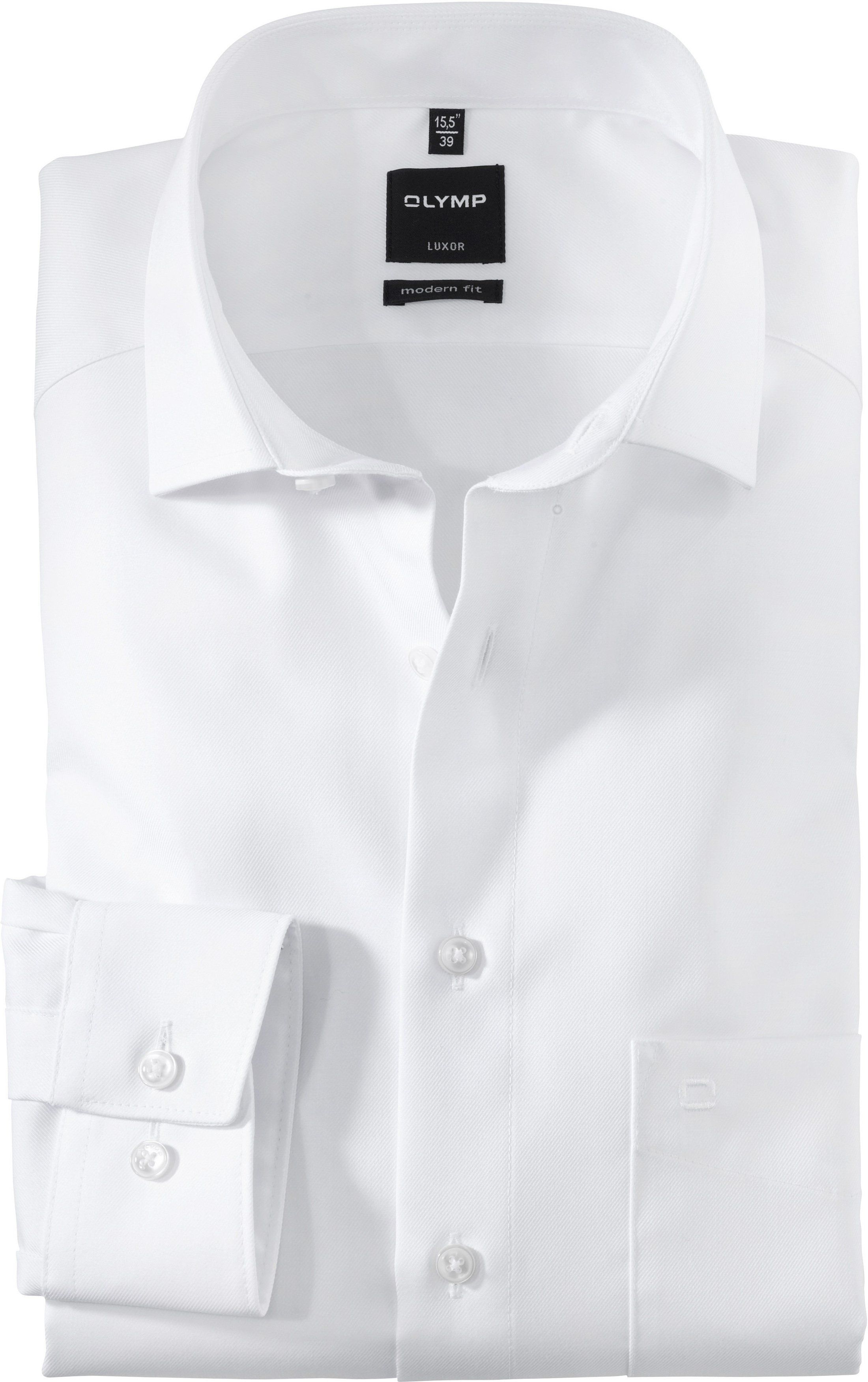 OLYMP Cotton Shirt Luxor White size 16