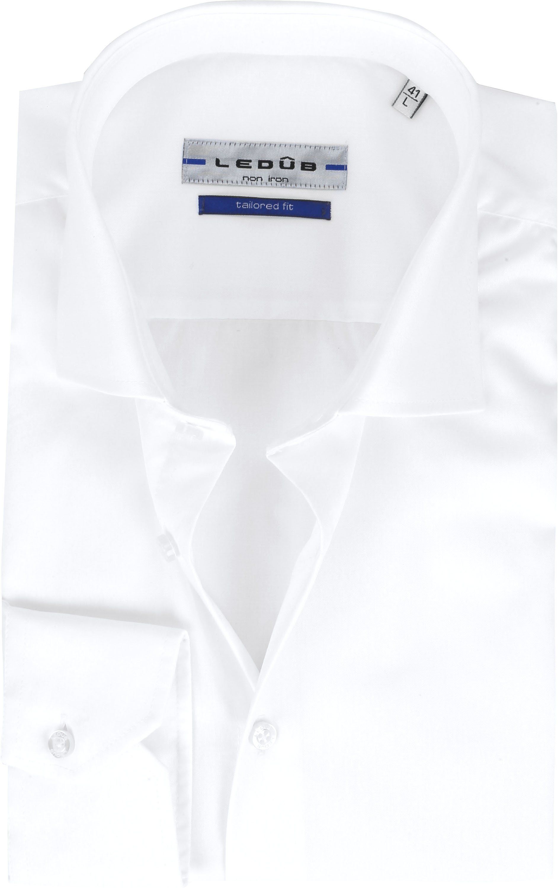 Ledub Shirt TF Non Iron 910 White size 15