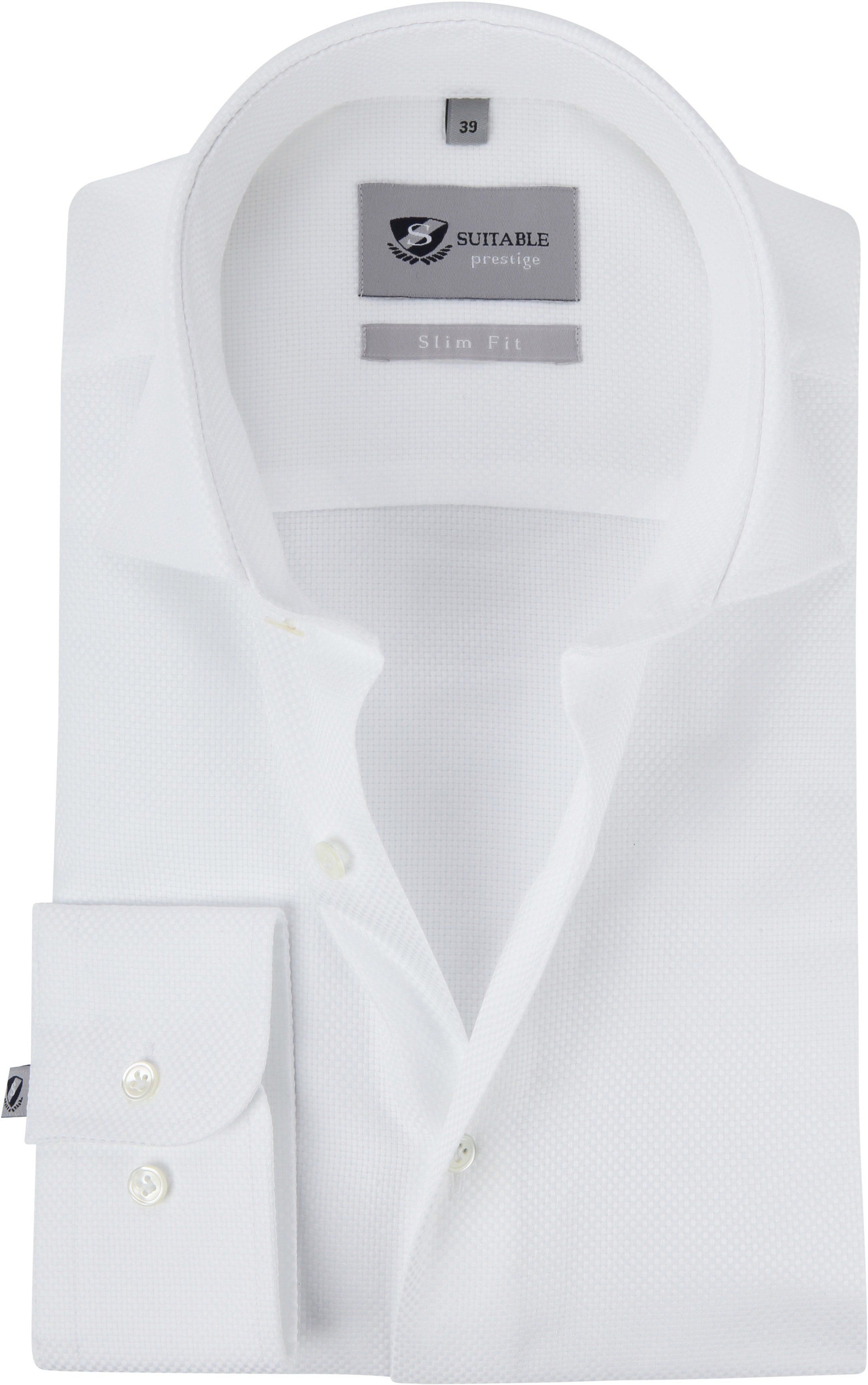 Suitable Prestige Shirt Albini White size 15 3/4