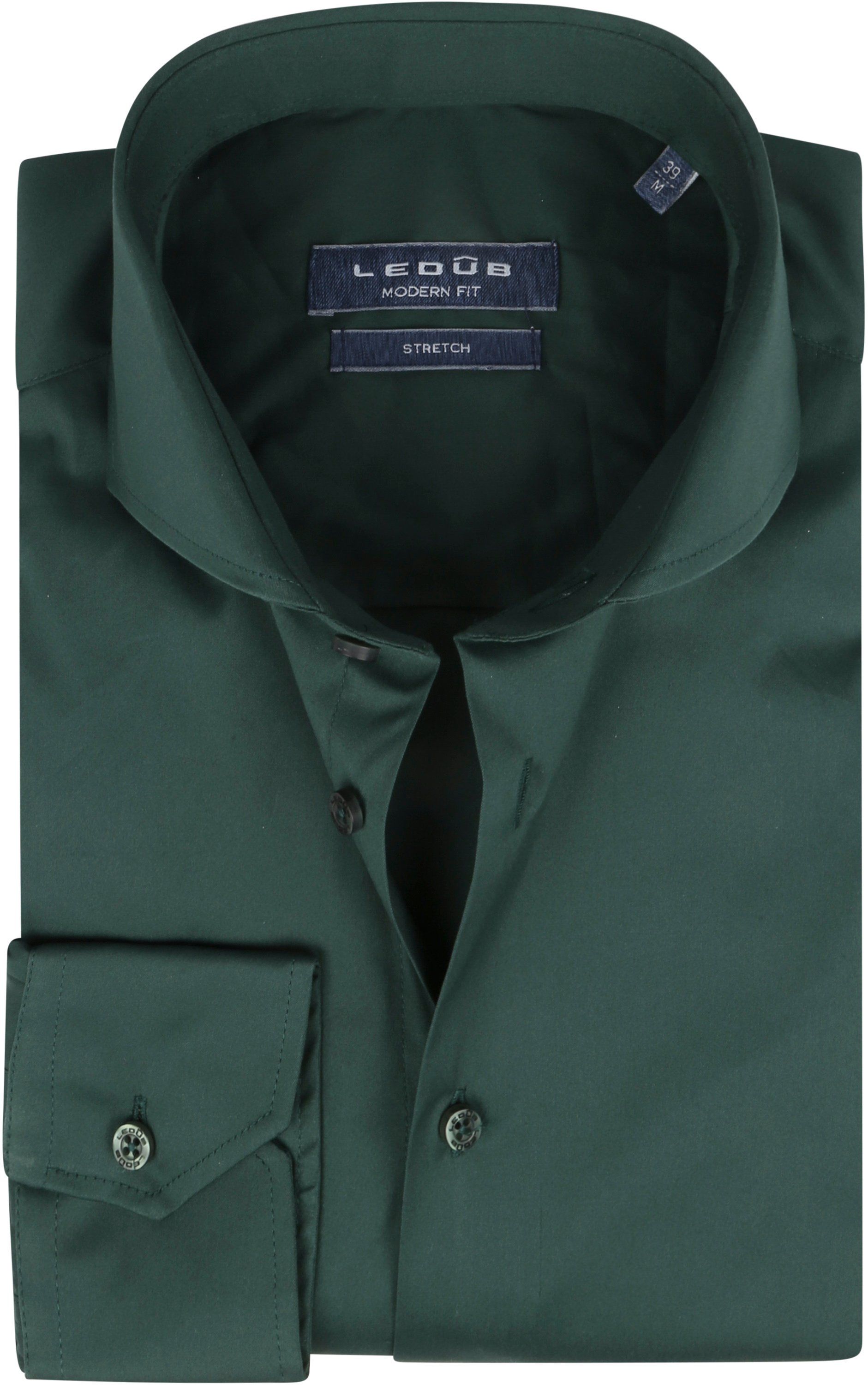 Ledub Shirt Dark Green Dark Green size 15 1/2