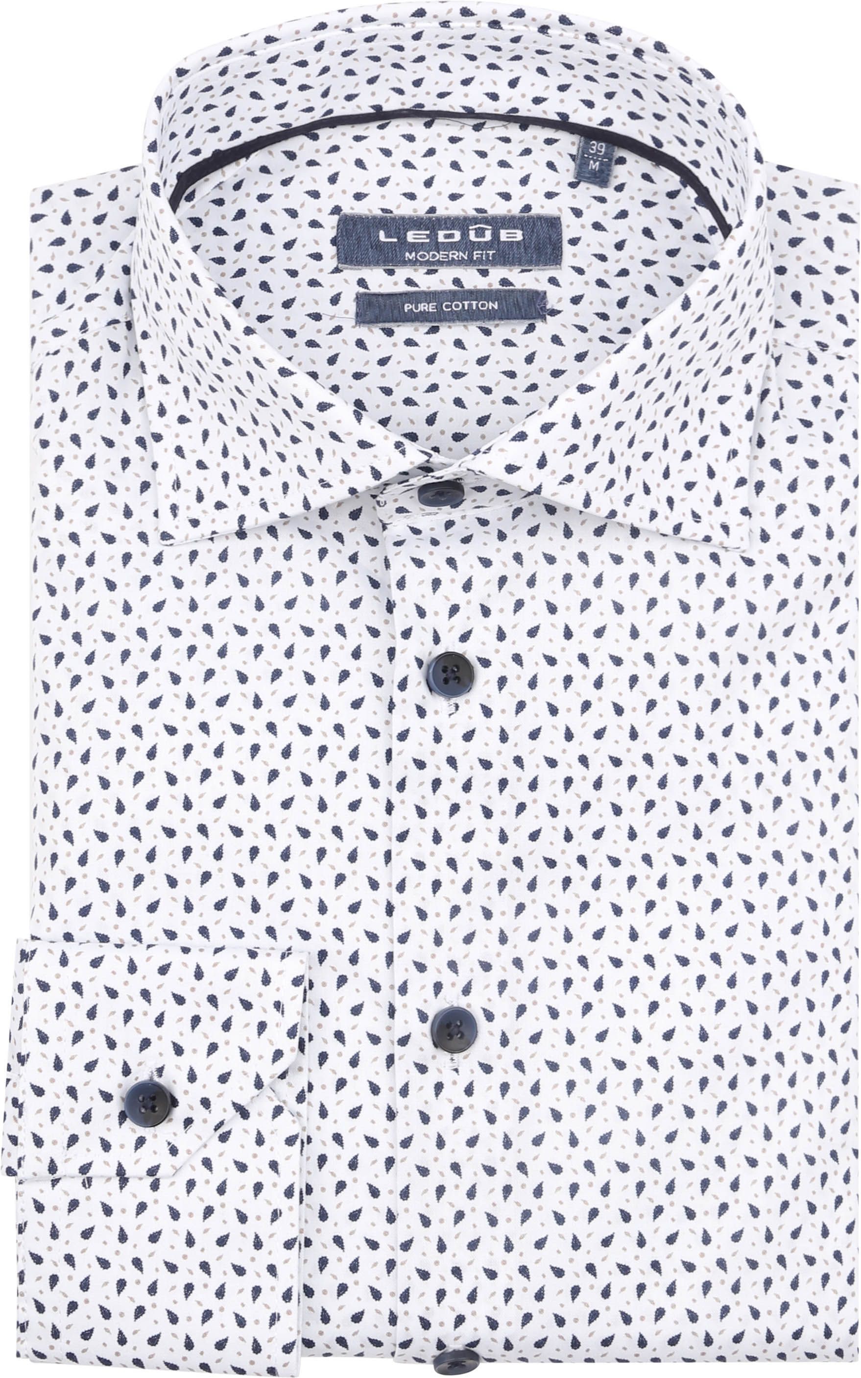 Ledub Chemise Impression Blanche 0142094-910196 commander en ligne | Suitable