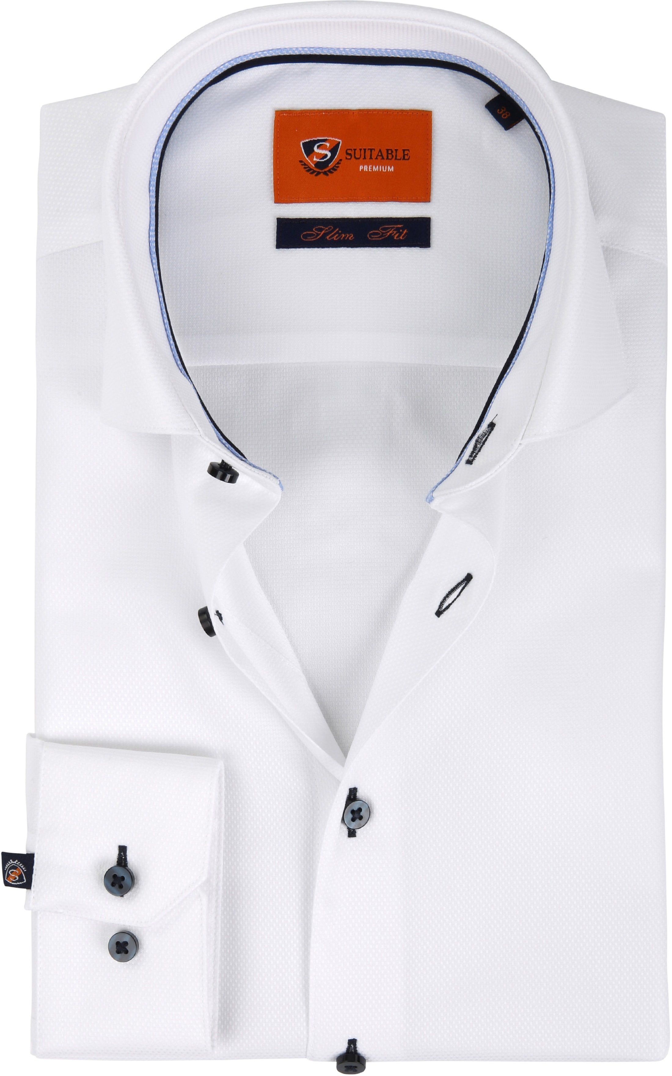 Suitable Shirt D81-18 White size 16 1/2