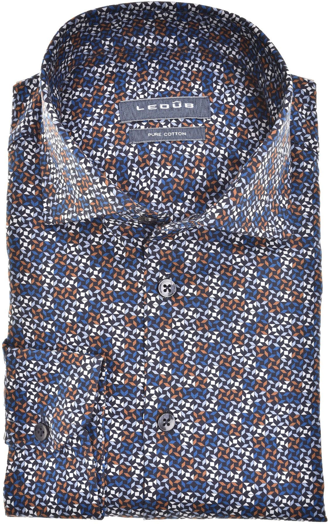 Ledub Shirt Print Dark Blue 0701840-160000 order online | Suitable