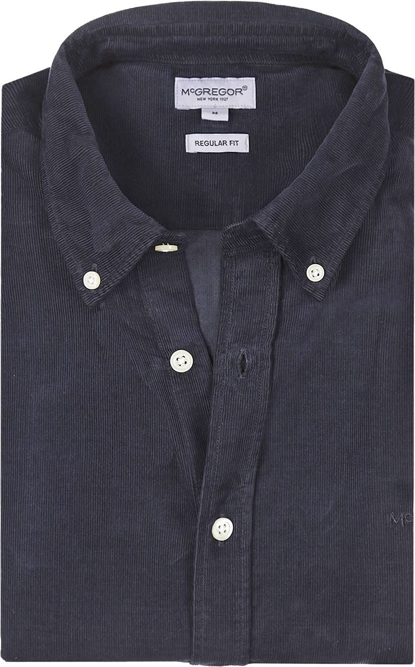 McGregor Shirt Corduroy Navy order online | MM242.6001.06-2100 | Suitable Spain