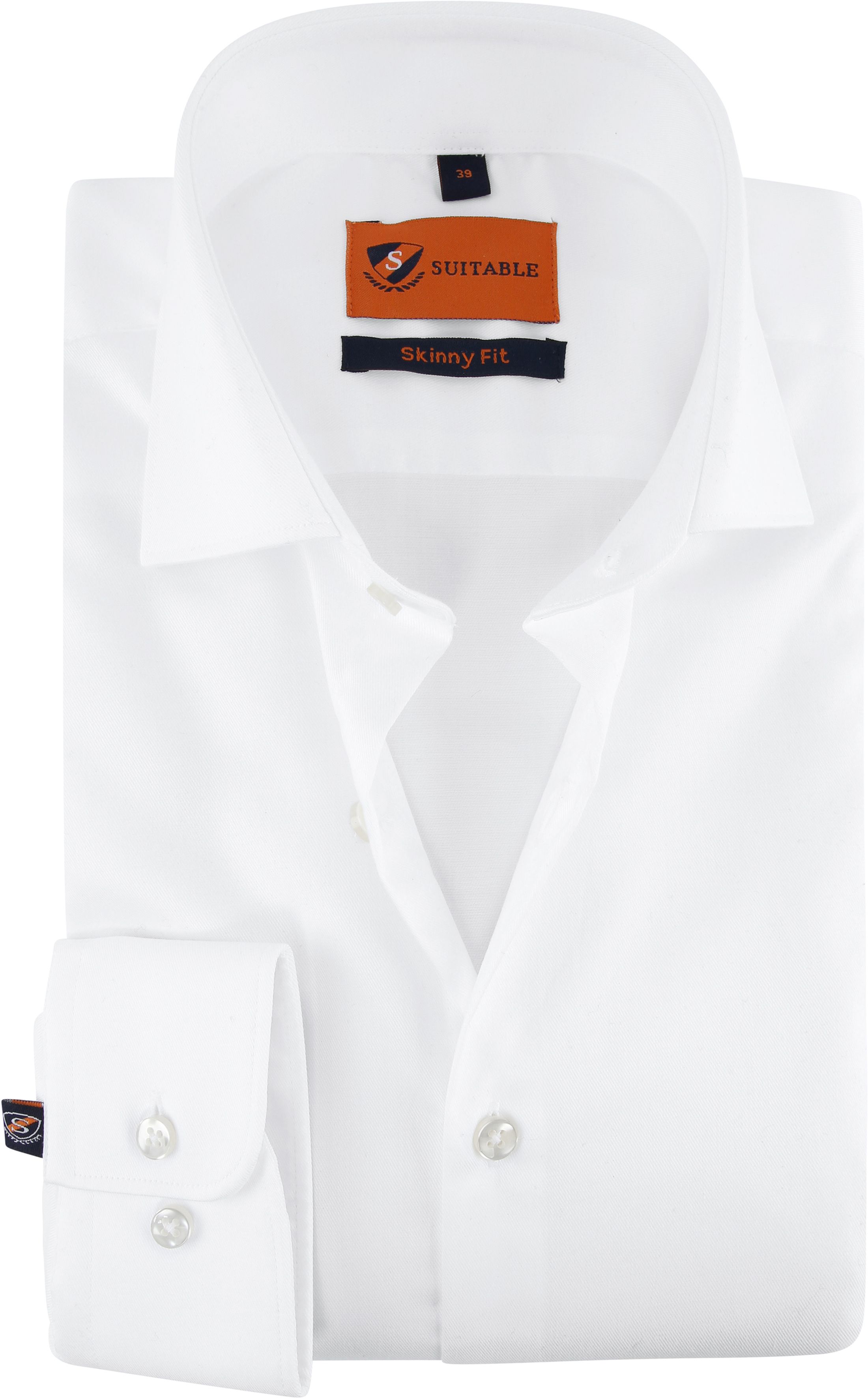 Suitable Chemise Blanche Coupe Skinny Blanc taille 42