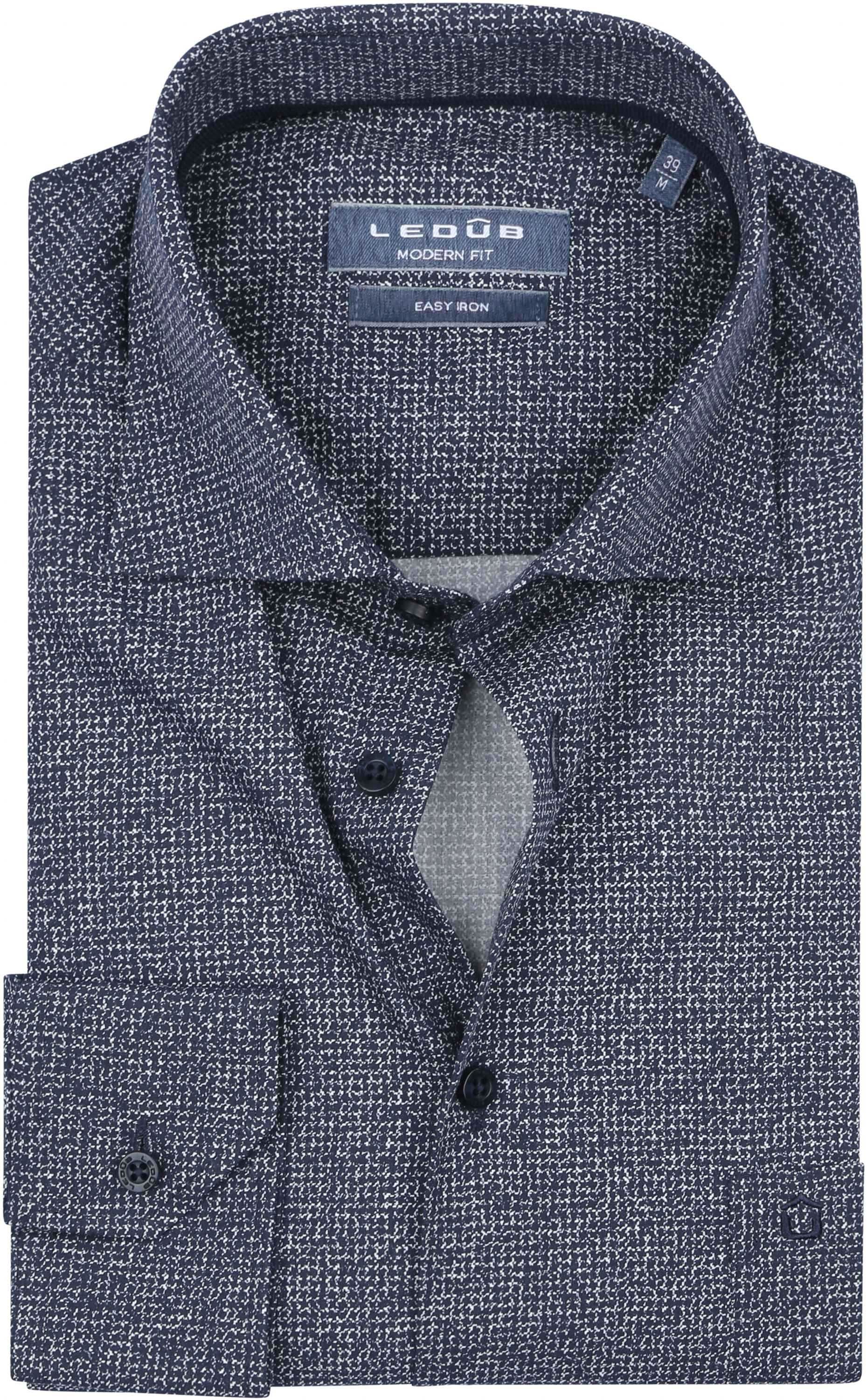 Ledub Shirt Print Navy 0141671-180190 order online | Suitable