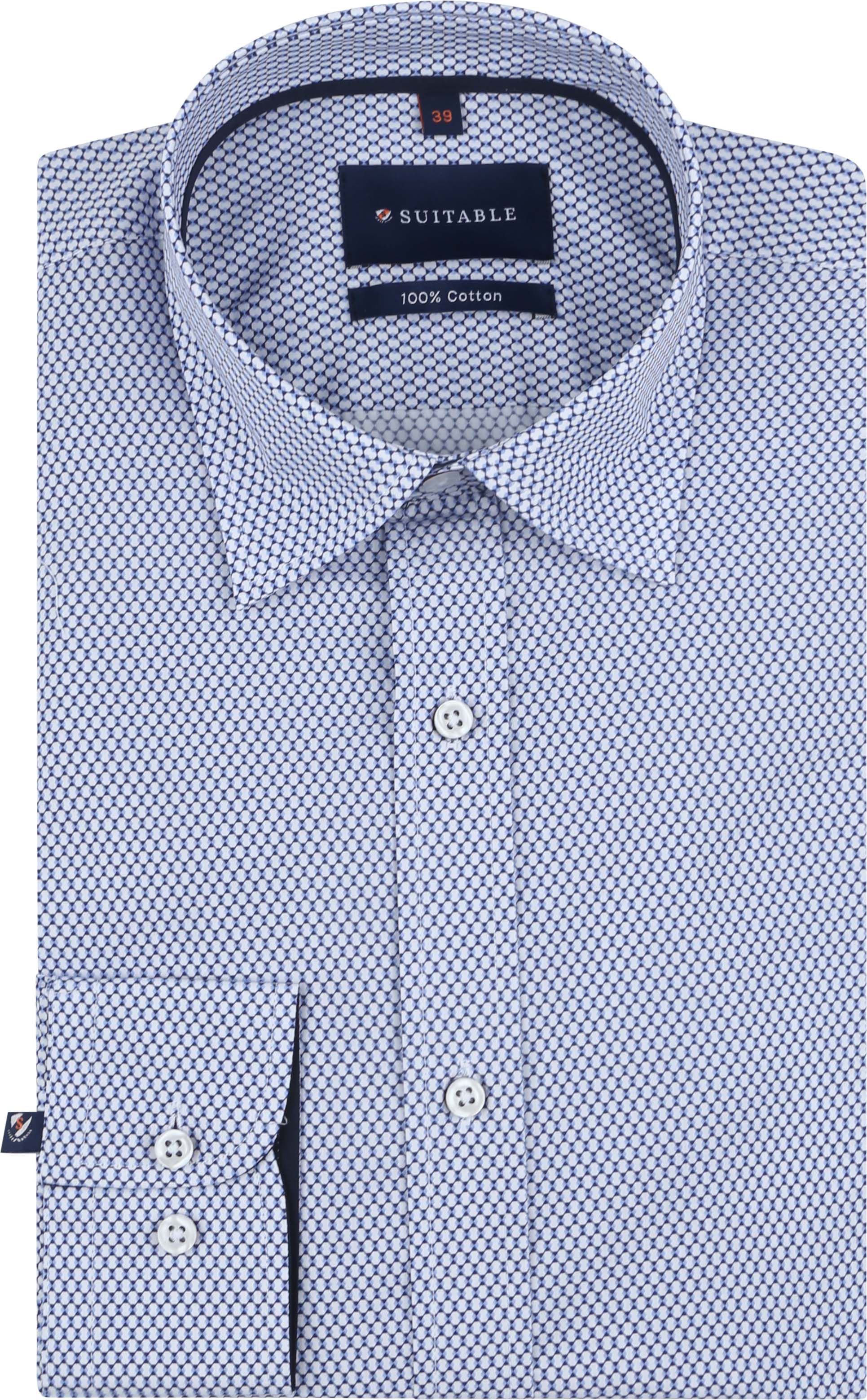Suitable Shirt Dotty Print Blue SH-HBD-24-05 order online | Suitable