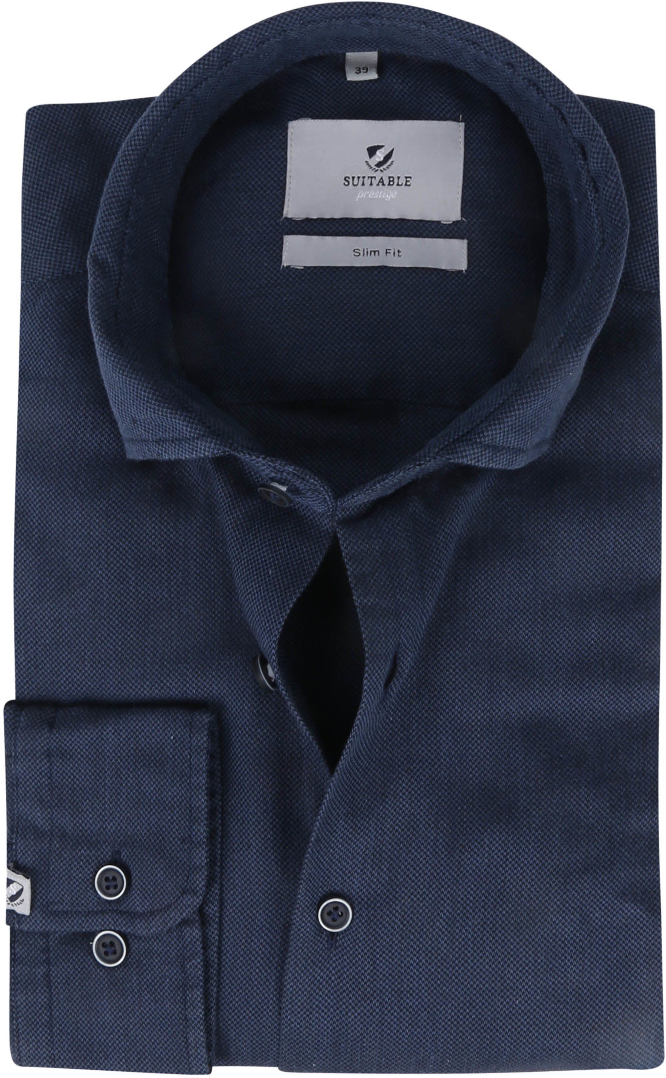 Suitable Prestige Shirt Funi Dark Dark Blue Blue size 15
