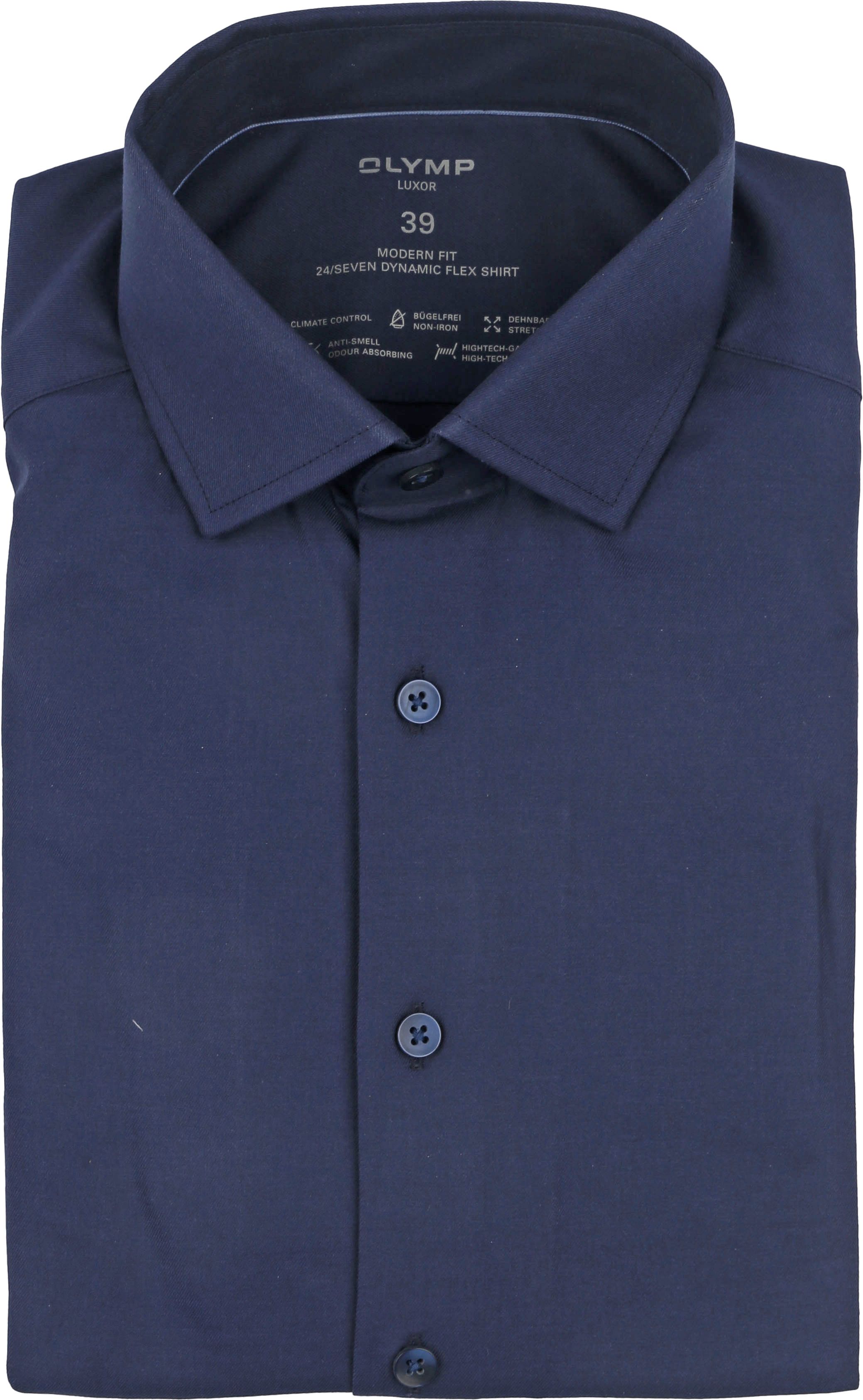 OLYMP Luxor Shirt 24/Seven Navy order online | 123024-18 | Suitable Lithuania