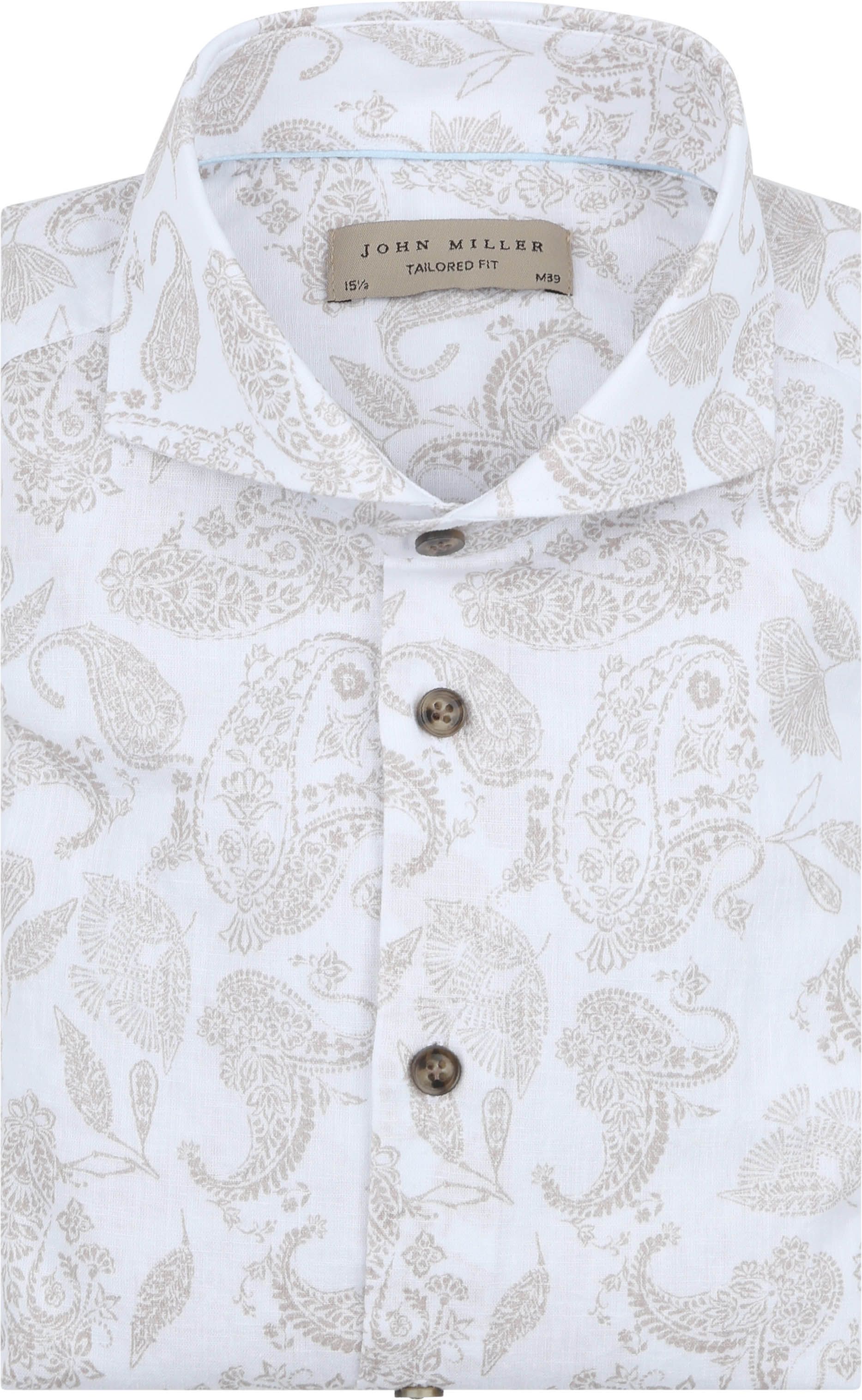 John Miller Shirt Paisley Print Beige order online | 5142116-630000 | Suitable Lithuania