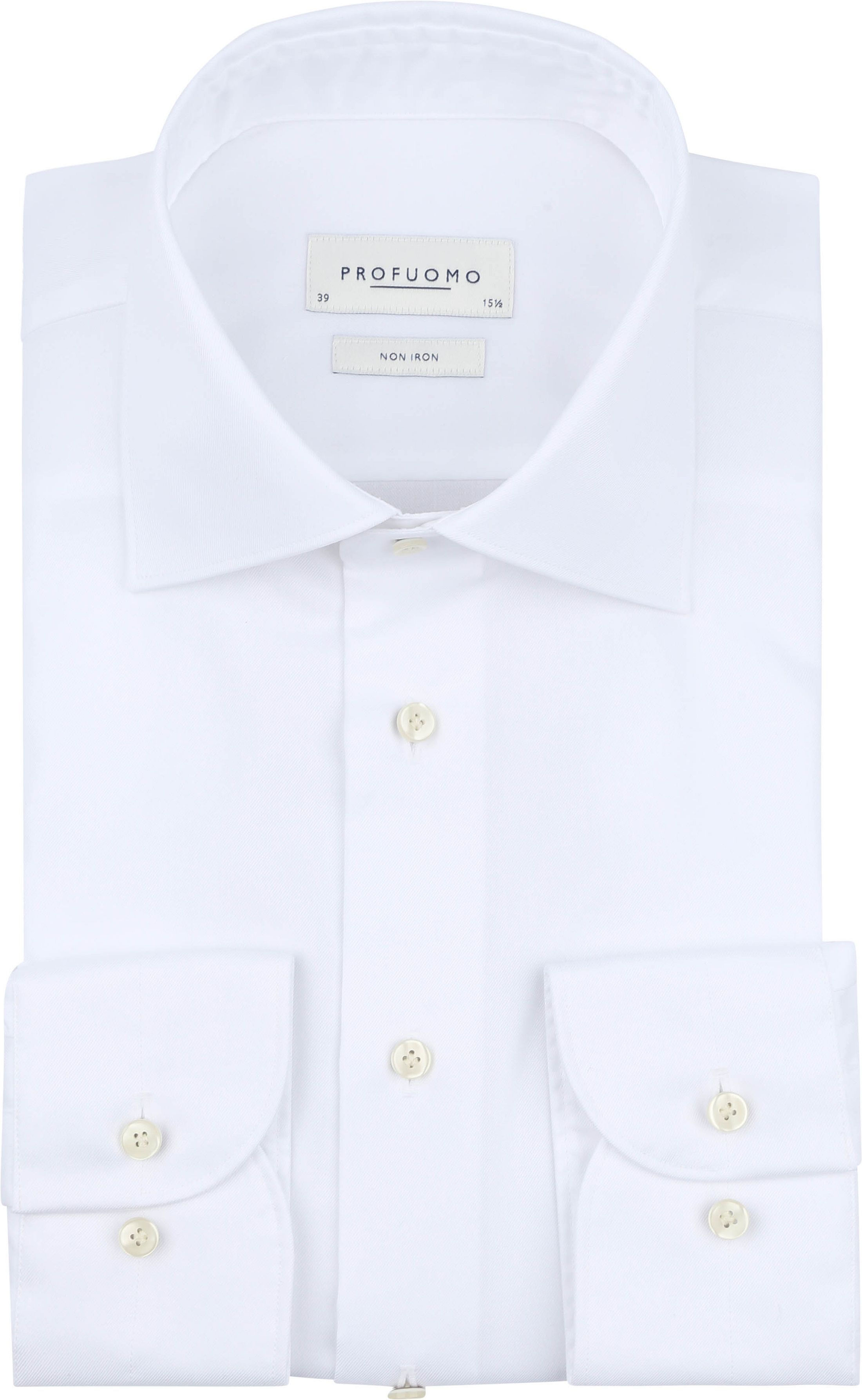 Profuomo Twill Shirt White PP2H00013A-2 order online | Suitable