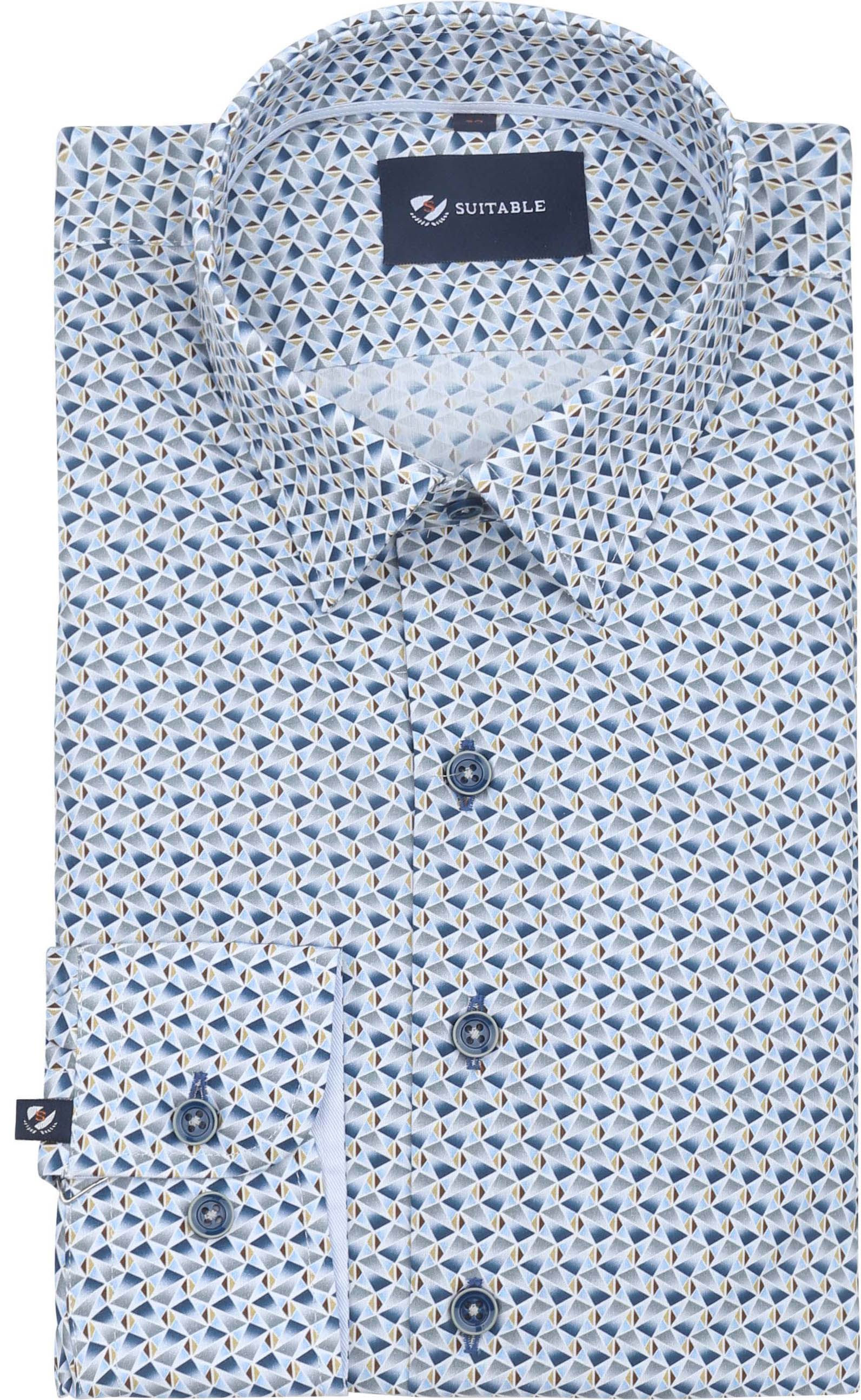 Suitable Shirt Dia Mosa Blue 280-4 order online | Suitable