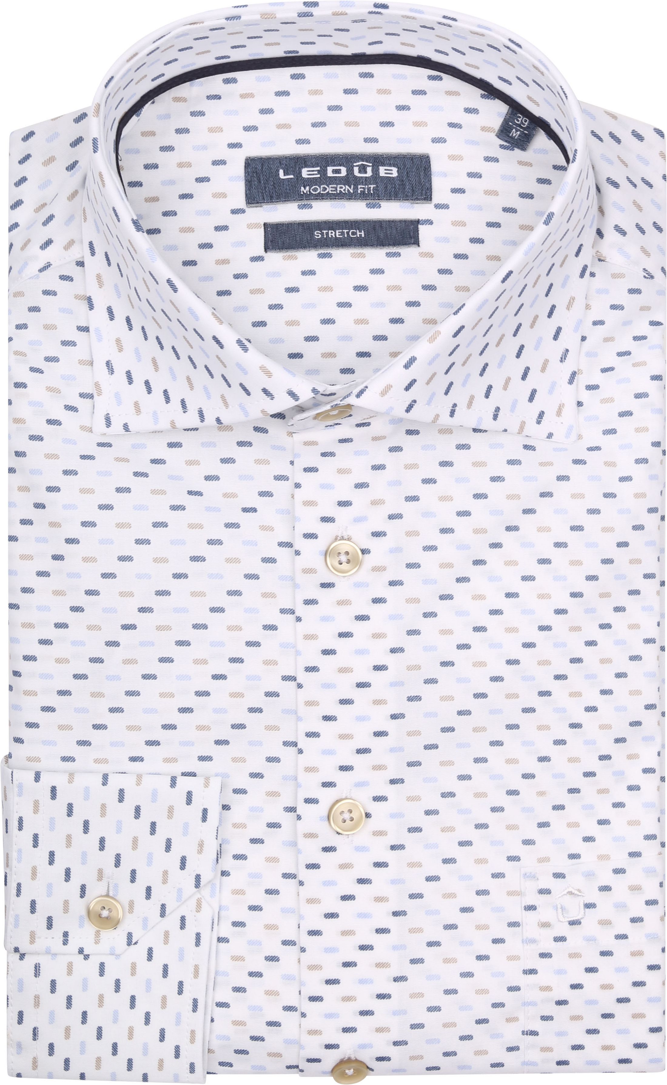 Ledub Shirt Print White Multicolour  0701791-176196 order online | Suitable