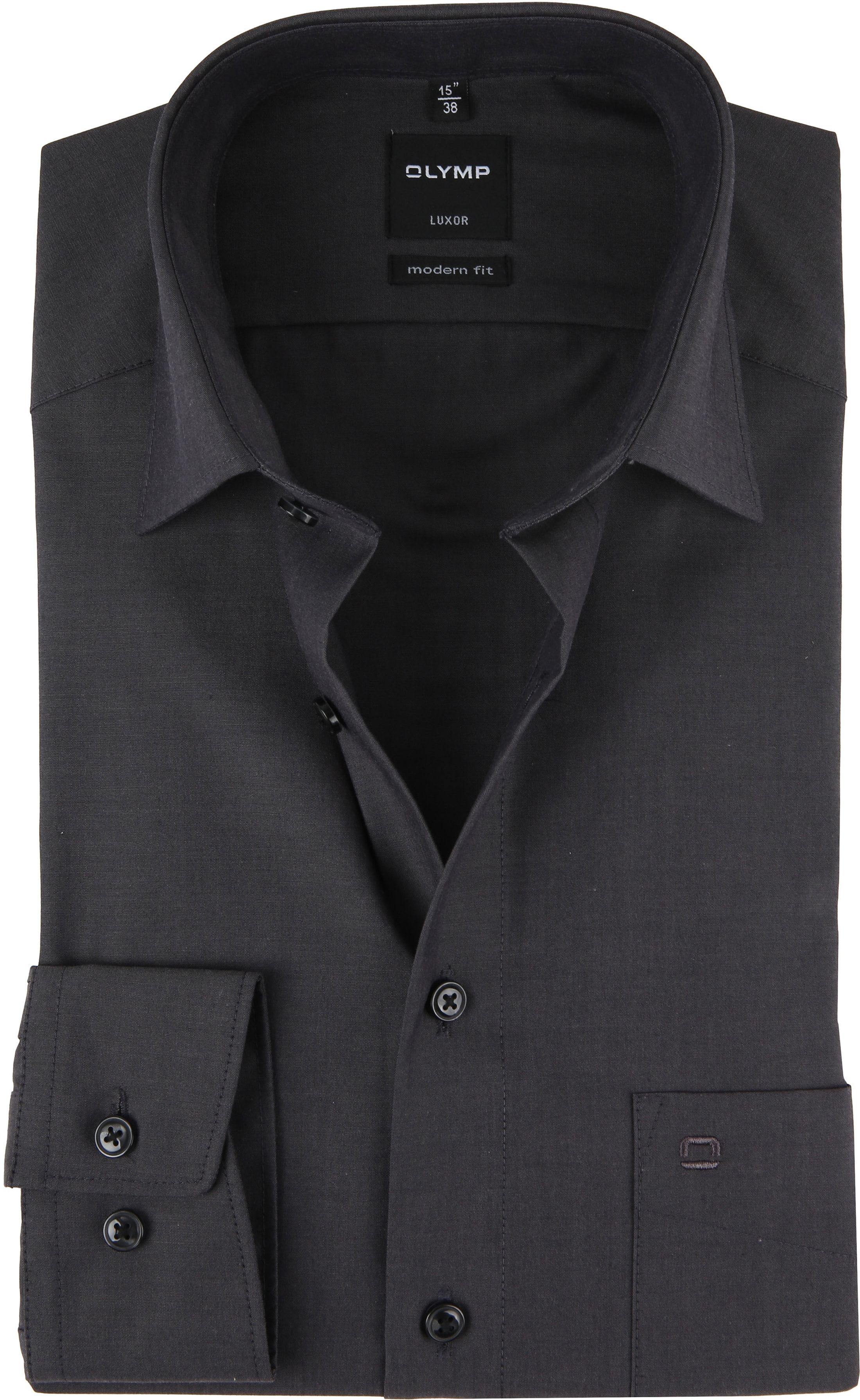 OLYMP Shirt Luxor Modern-Fit Dark Grey order online | 030464-67 | Suitable Spain