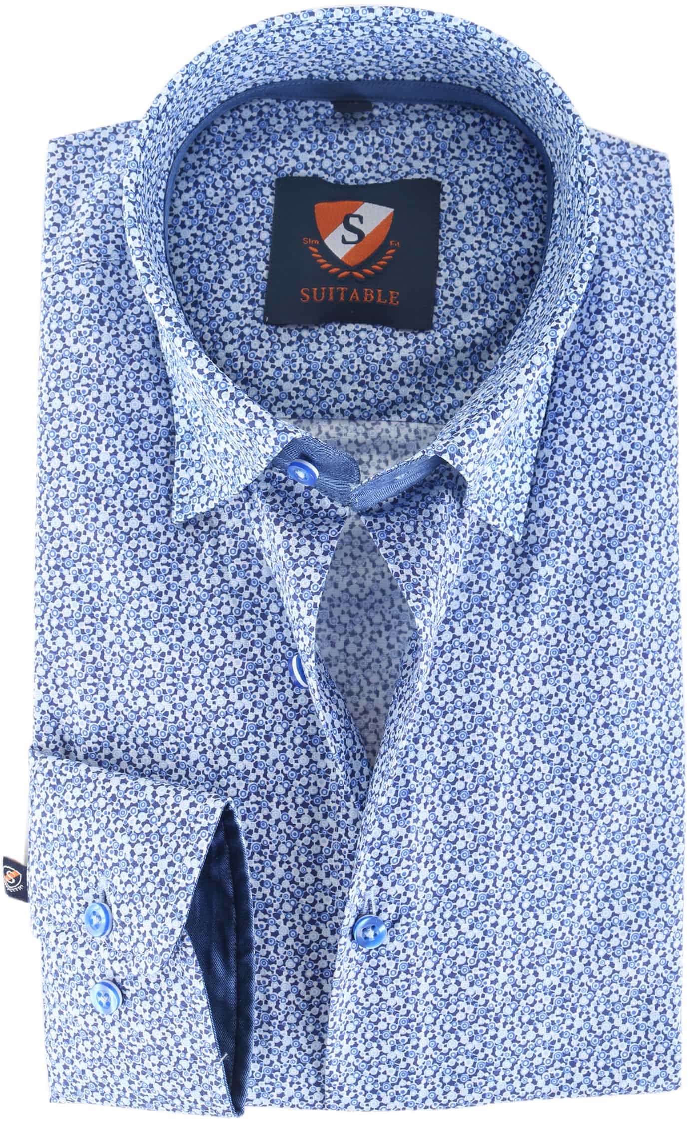 Suitable Shirt 145-6 Blue size 15 1/2