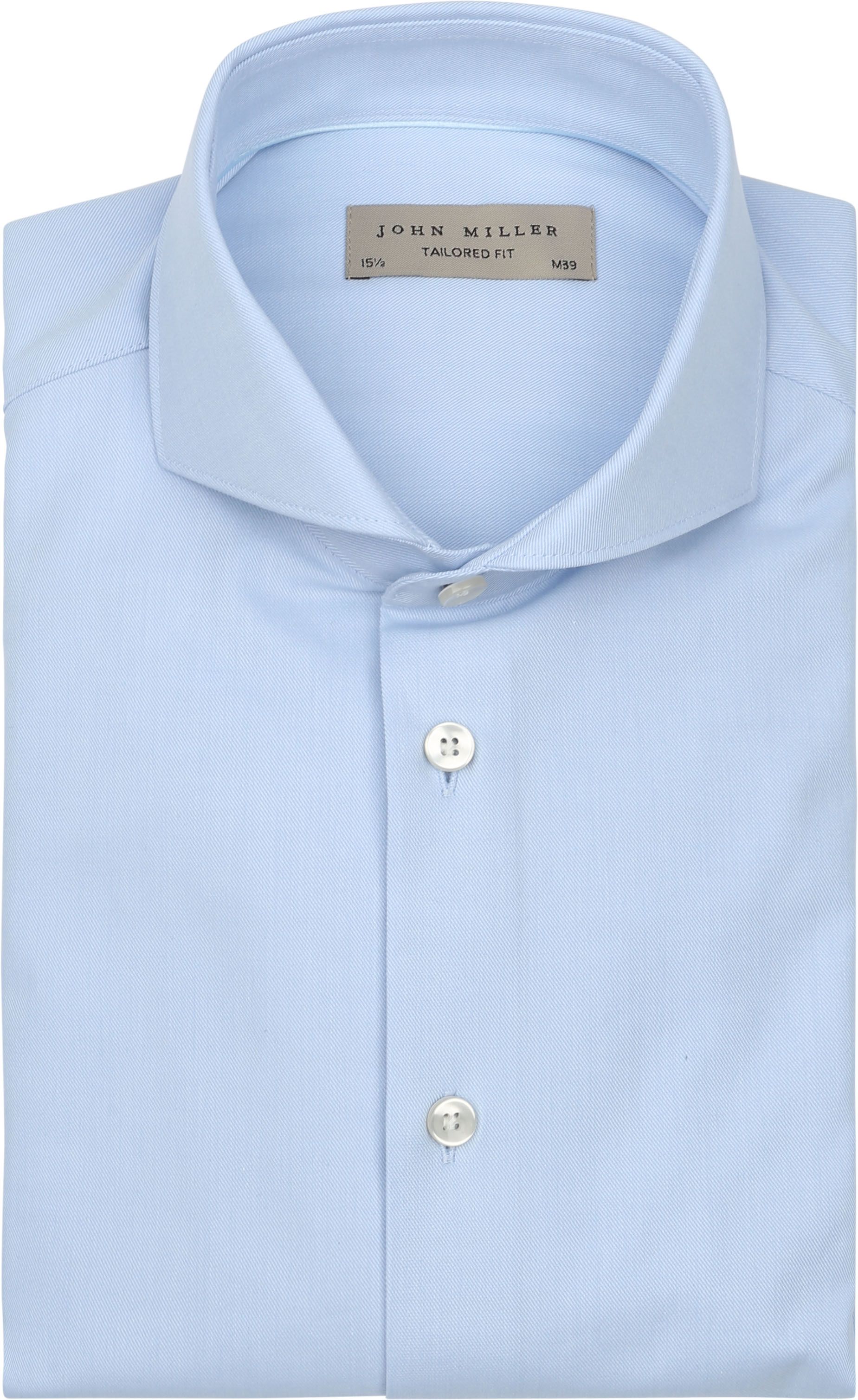 John Miller Shirt Twill Light Blue 5142006-120000 order online | Suitable