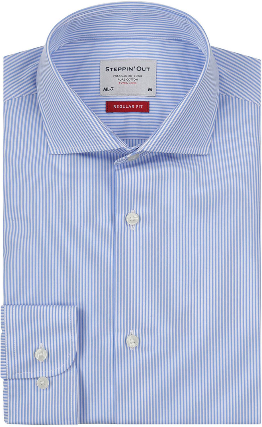 Steppin' Out Shirt Extra Long Sleeves Light Blue order online | SM6007.0002-2001 | Suitable Lithuania