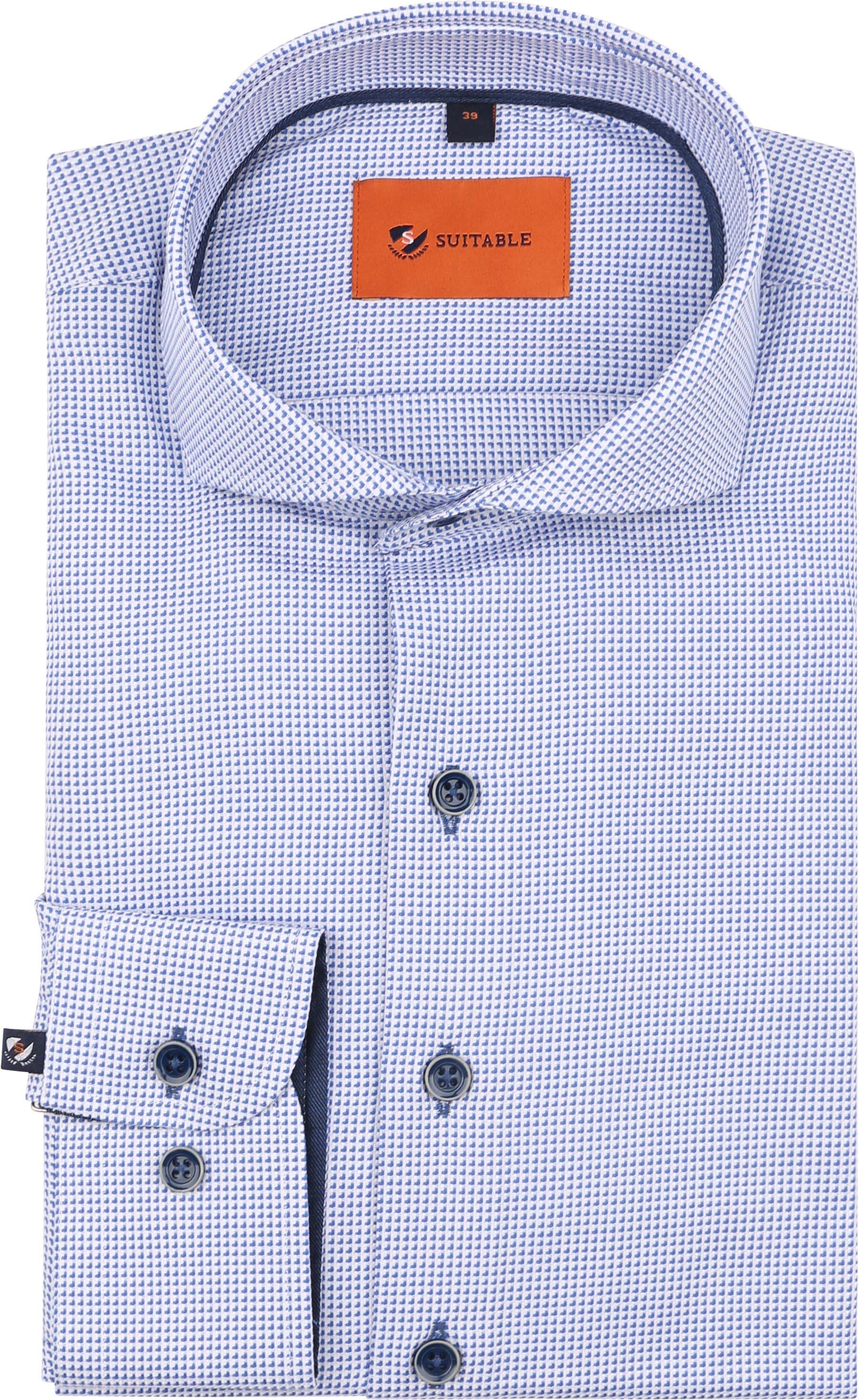 Suitable Twill Shirt Print Light Blue 266-8 order online | Suitable
