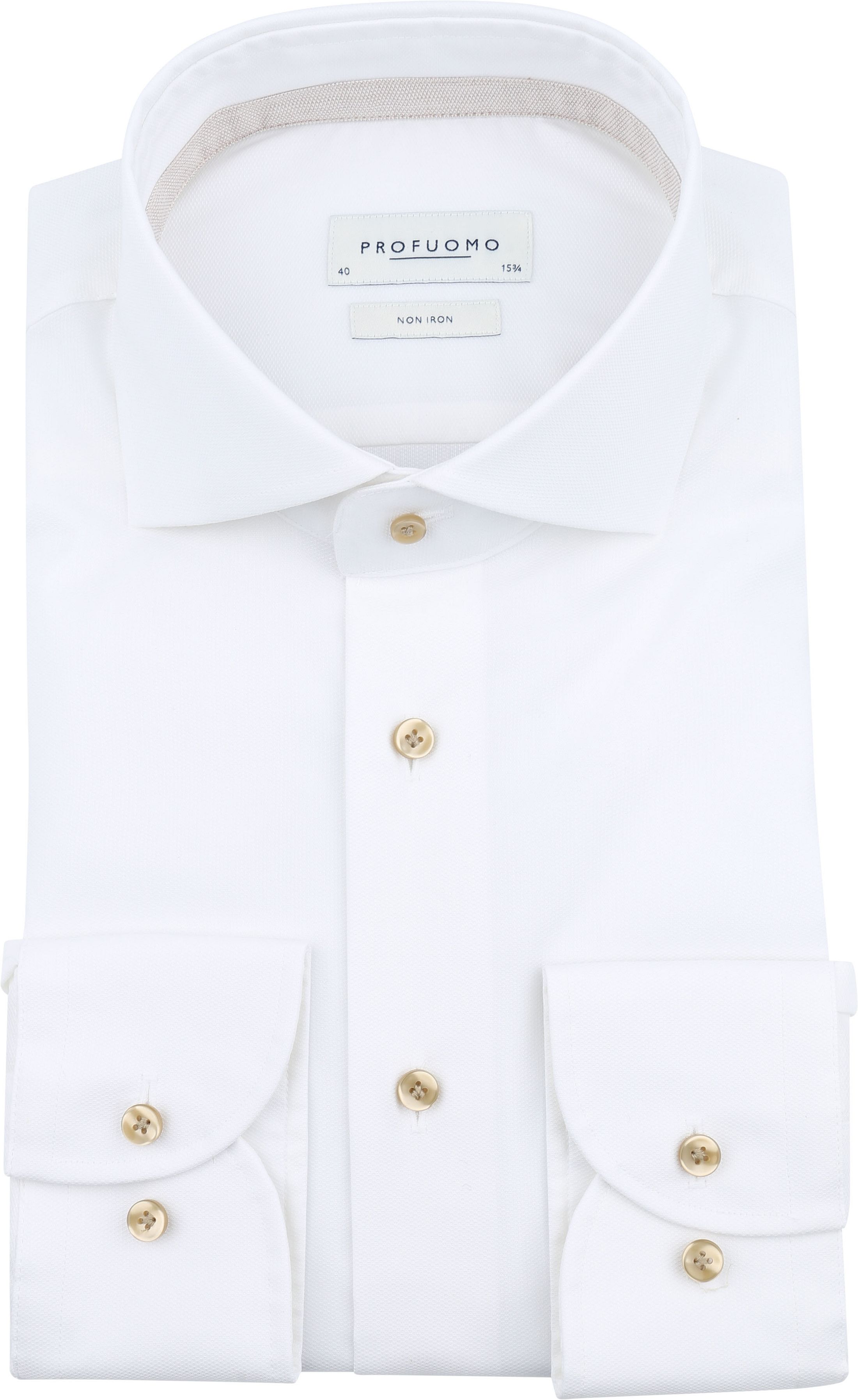 Profuomo Shirt Cutaway Dobby White PPVH30007A-2 order online | Suitable