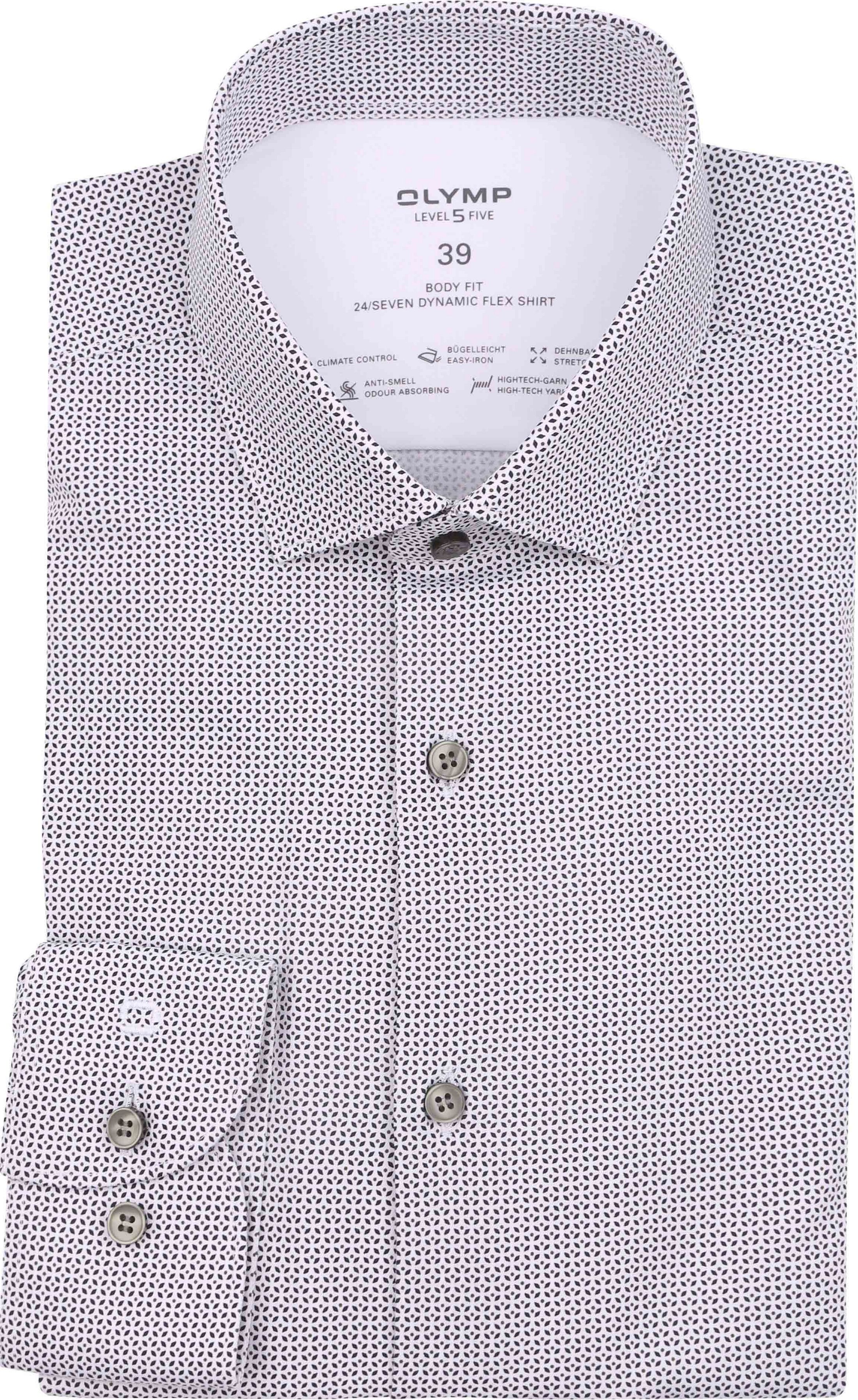 OLYMP Hemd Level 5 24/Seven Muster Blau 215864-00 kaufen | Suitable