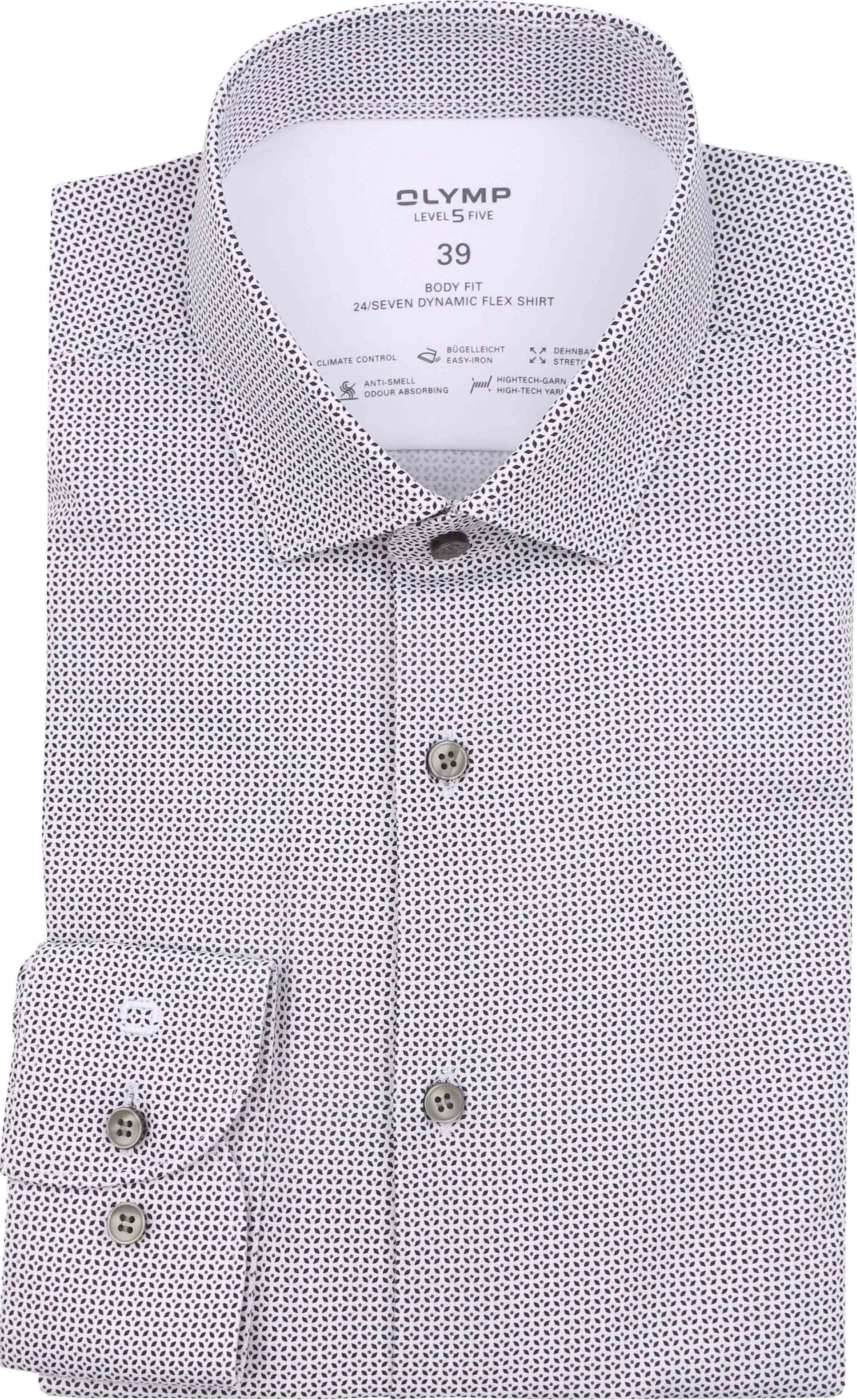 OLYMP Shirt Level 5 24/Seven Print Blue 215864-00 order online | Suitable