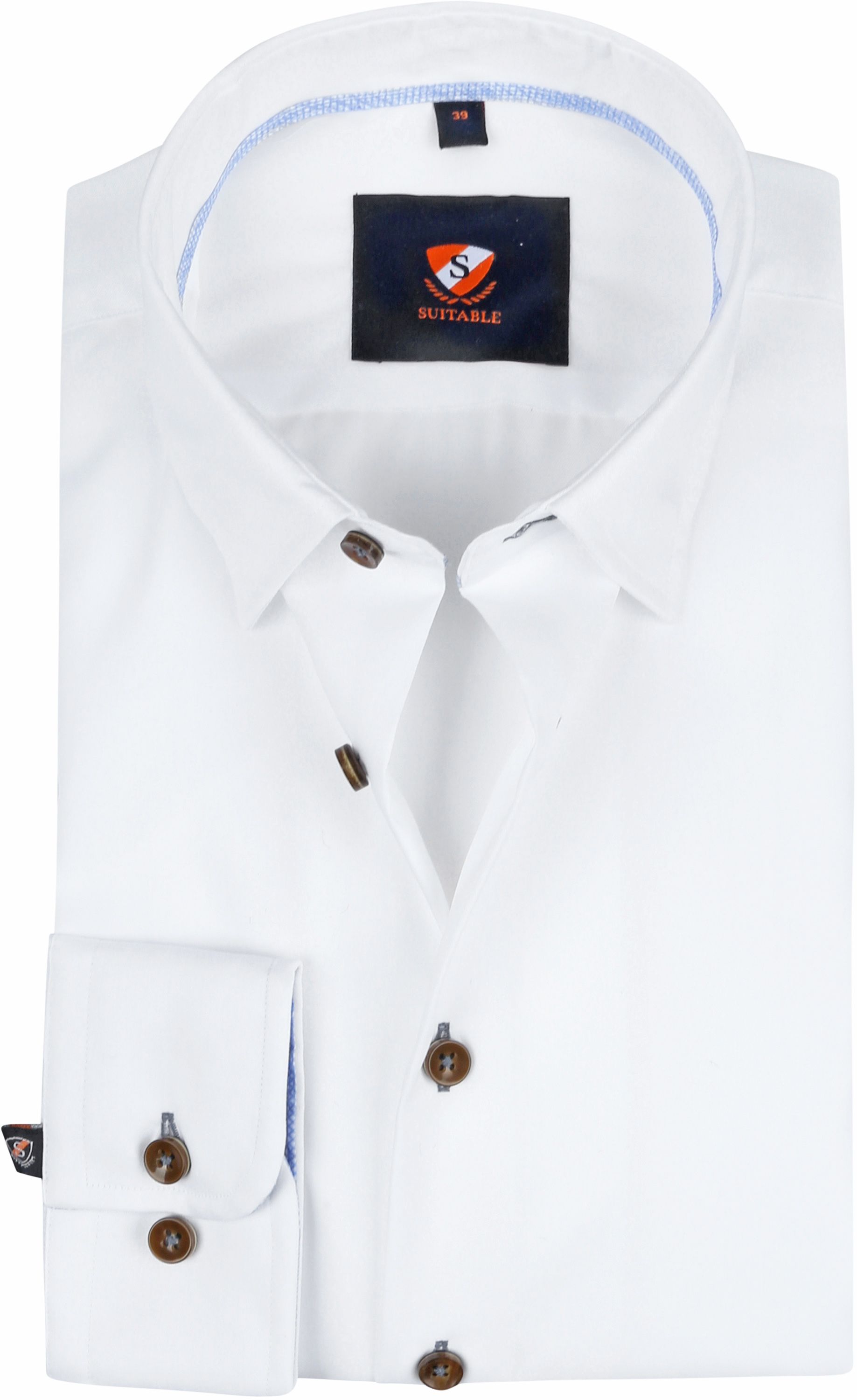 Suitable Chemise Twill Blanc taille 38