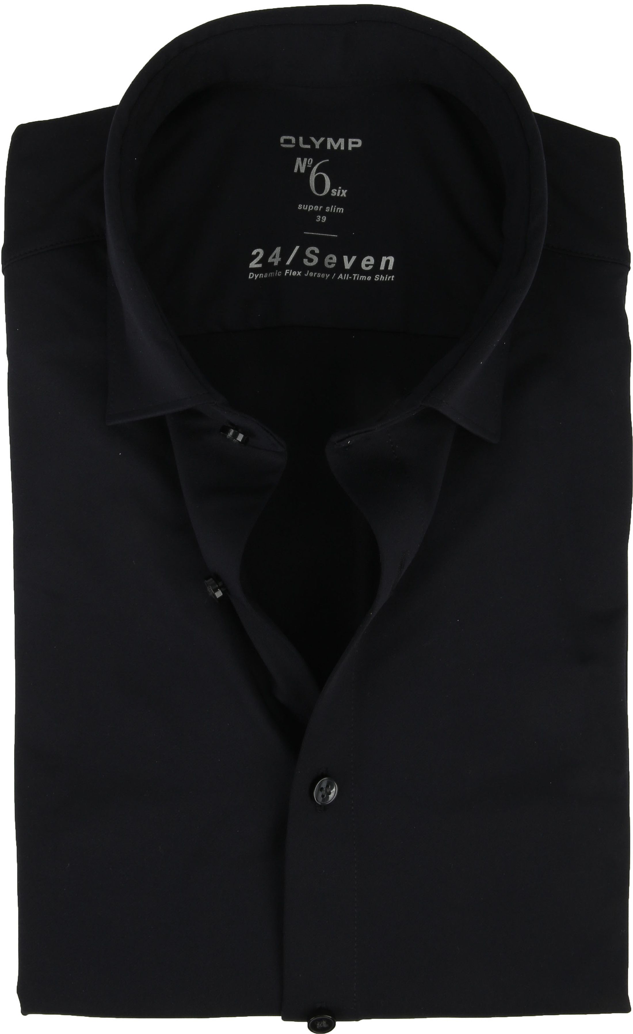 OLYMP Chemise No'6 24/Seven Marine Bleu foncé Bleu taille 36