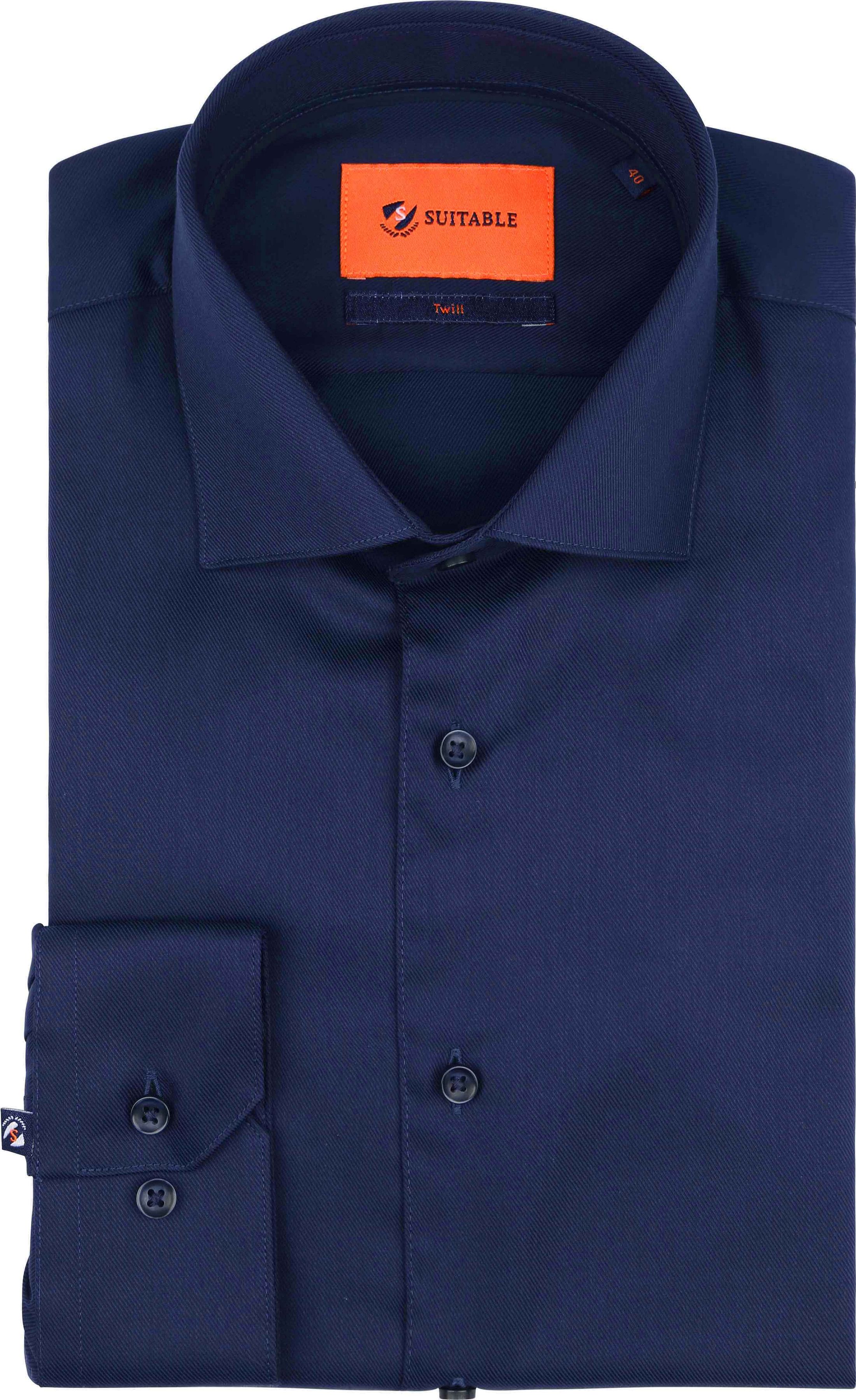 Suitable Shirt Navy Twill DR-05 order online | DR-05 Fine Twill | Suitable Norway
