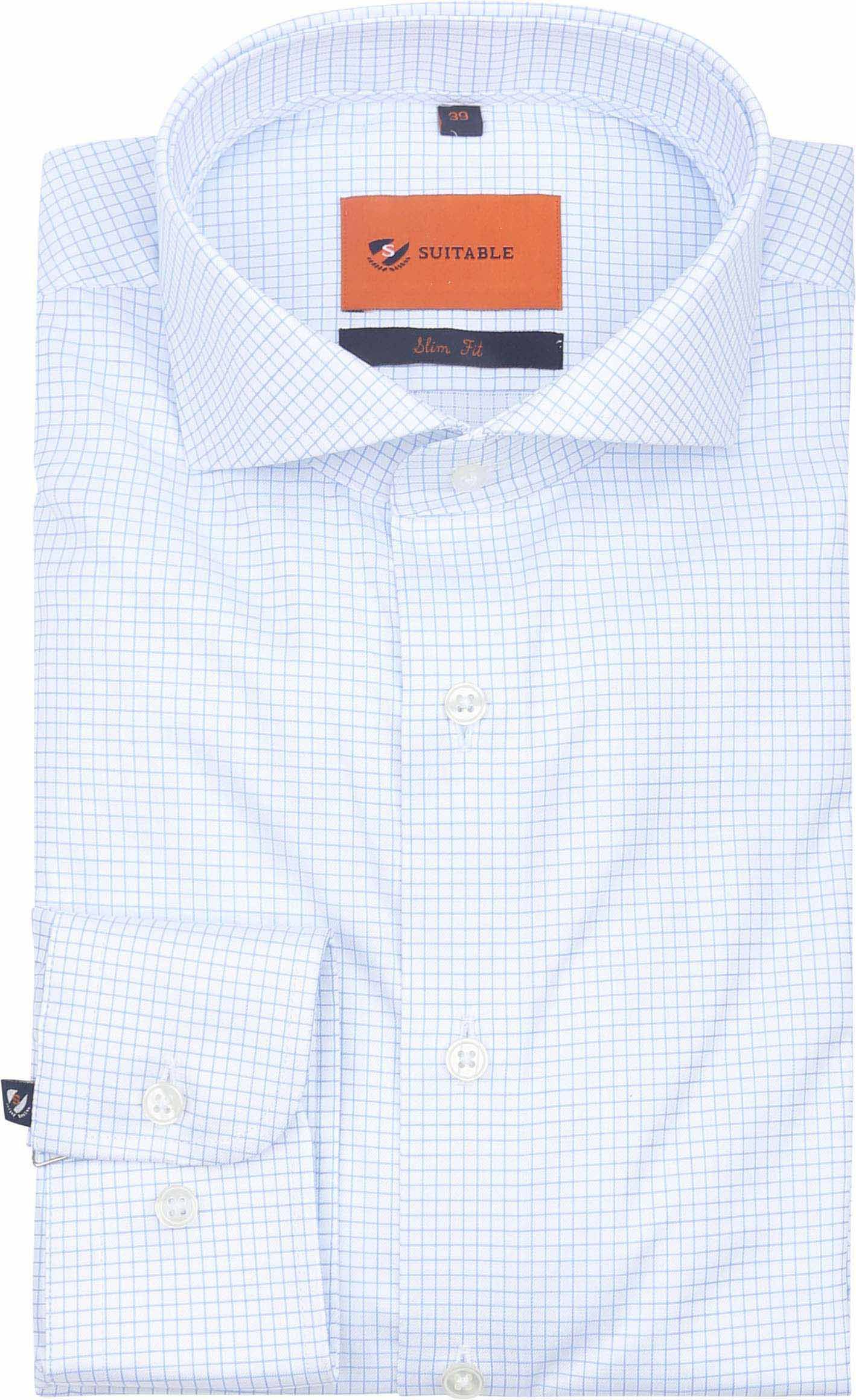Suitable Shirt Stripe Light Blue Non Iron 281-1 commander en ligne | Suitable