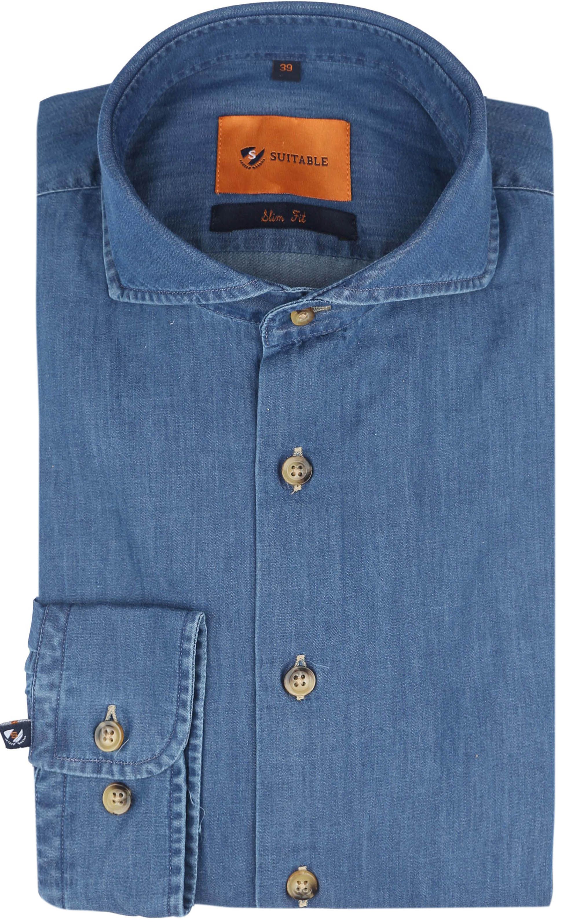 Suitable Overhemd Denim 156-7 156-7 CAW kopen | Suitable
