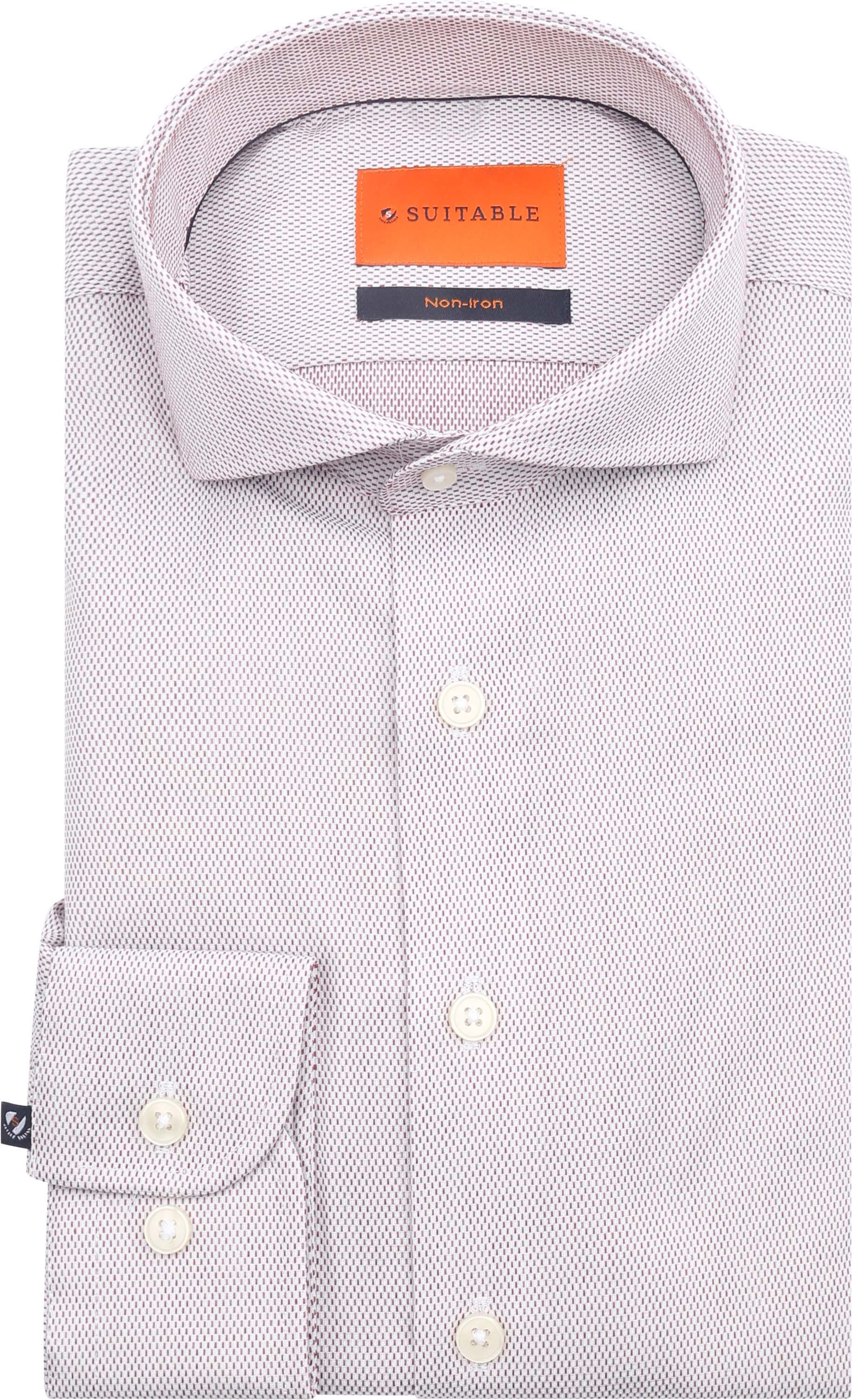 Suitable Hemd Jacquard Luxe Rot kaufen | Suitable