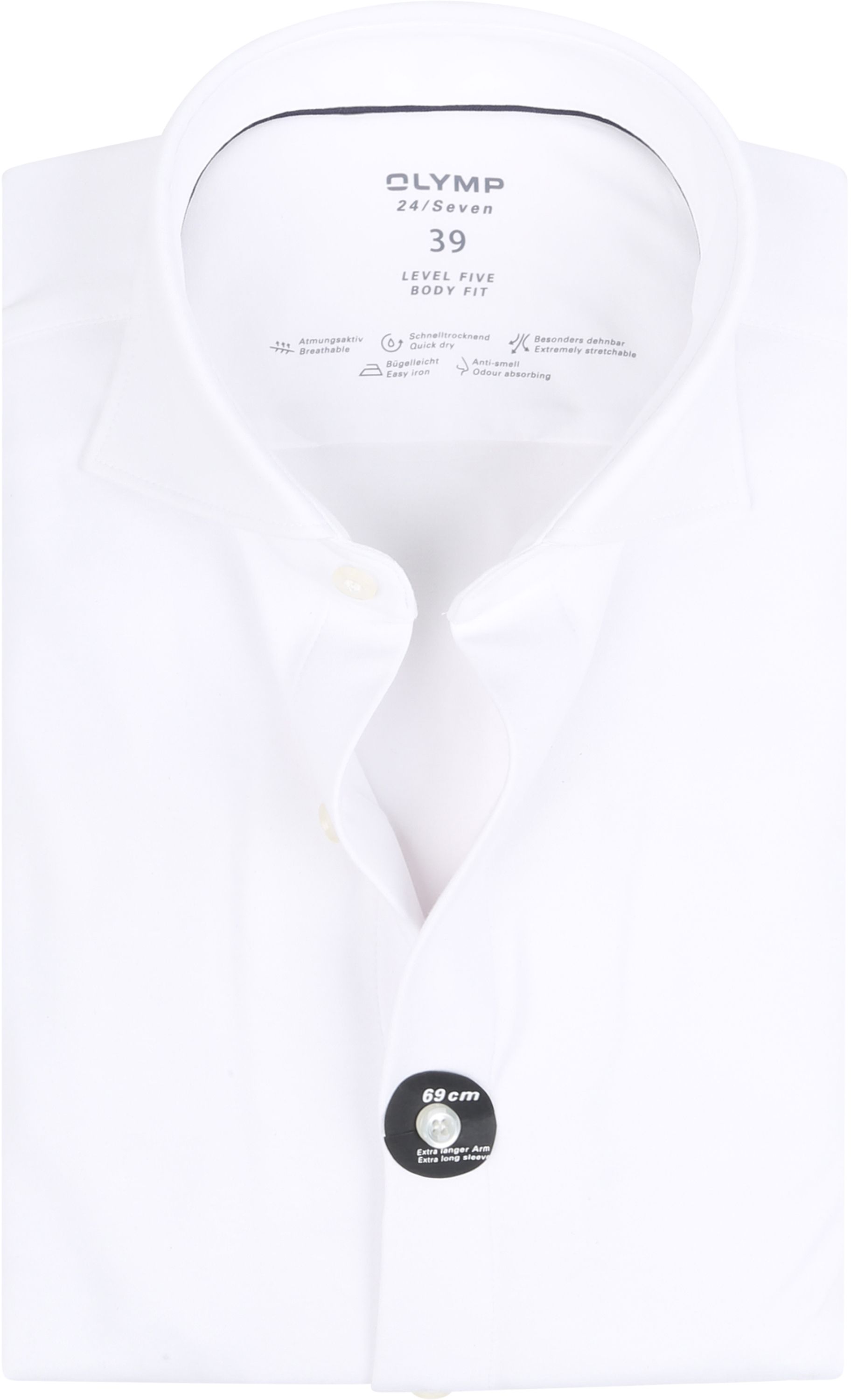 OLYMP Chemise Level 5 24/Seven SL7 Blanc taille 39
