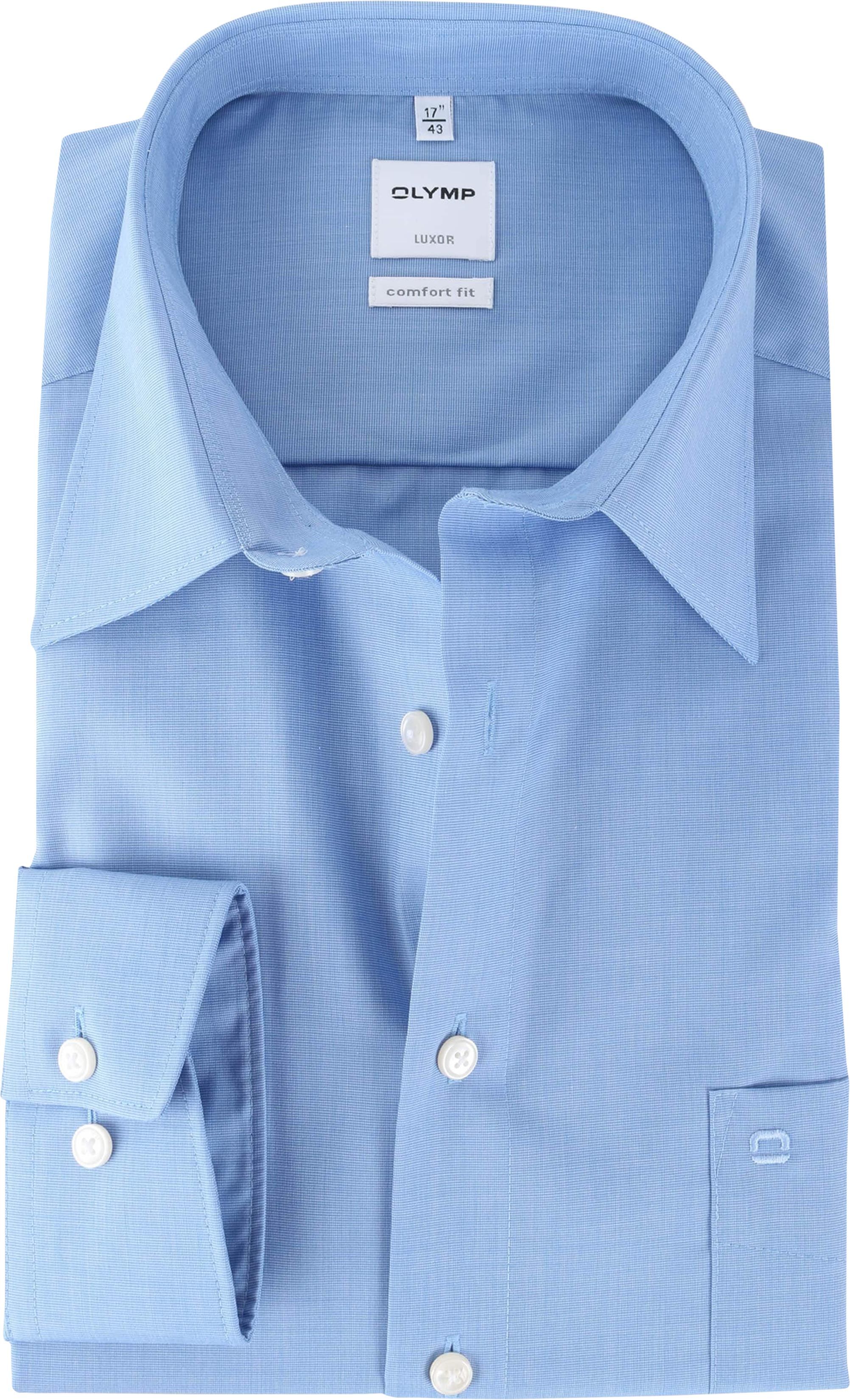 OLYMP Chemise Luxor Coupe Confort Bleu taille 40