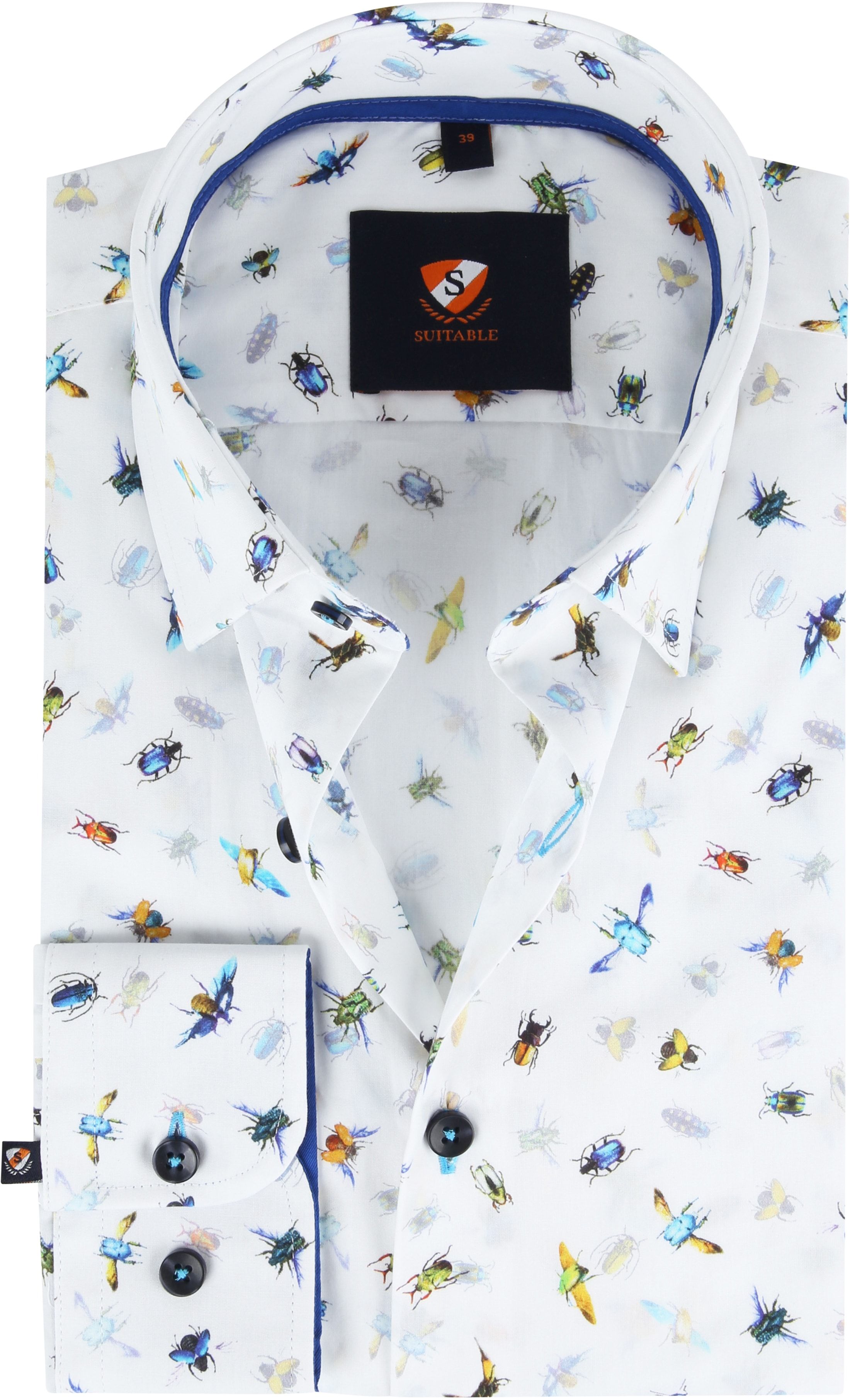 Suitable Shirt HBD SF Insect White size 15