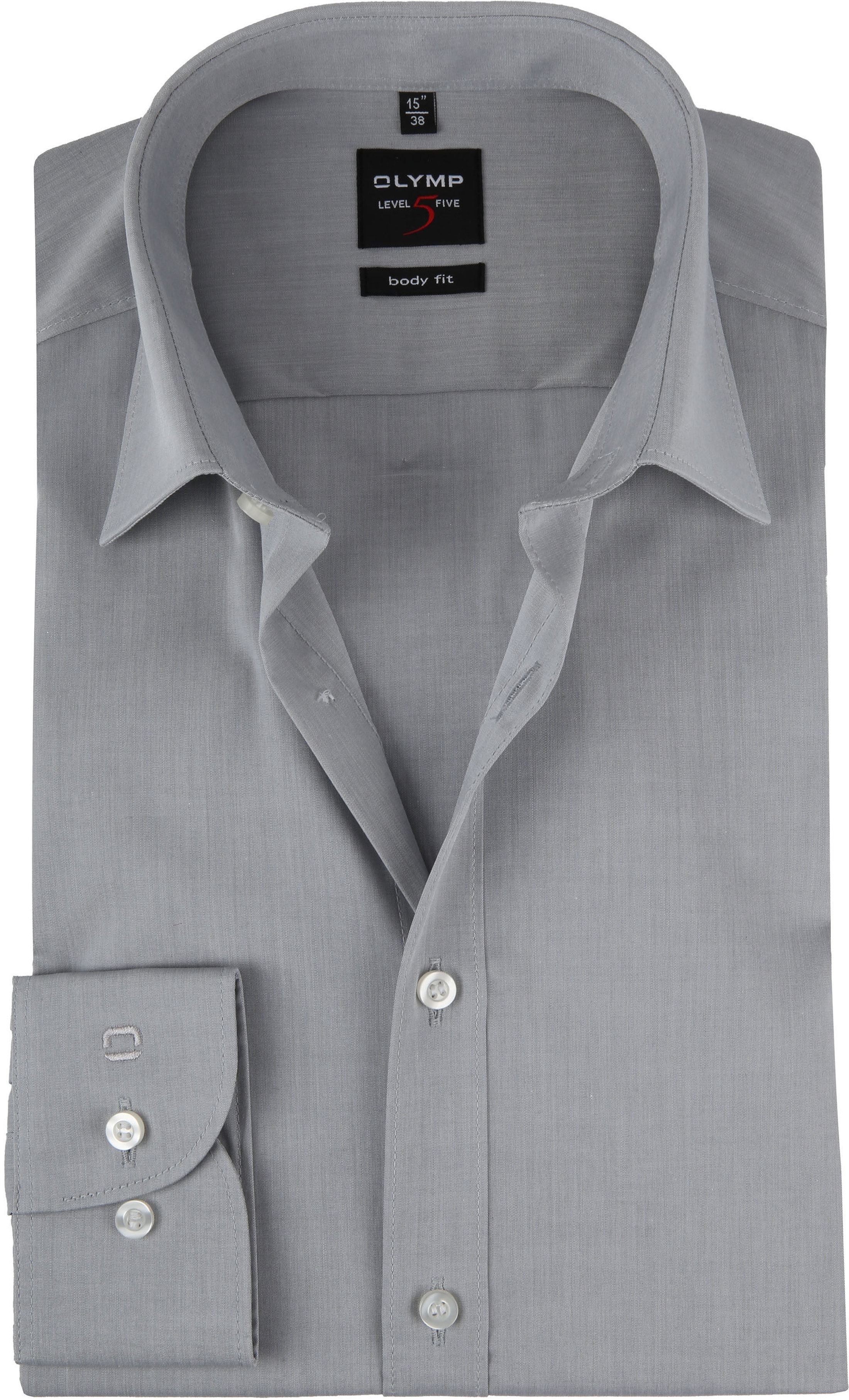OLYMP Chemise Level 5 BF Gris taille 38