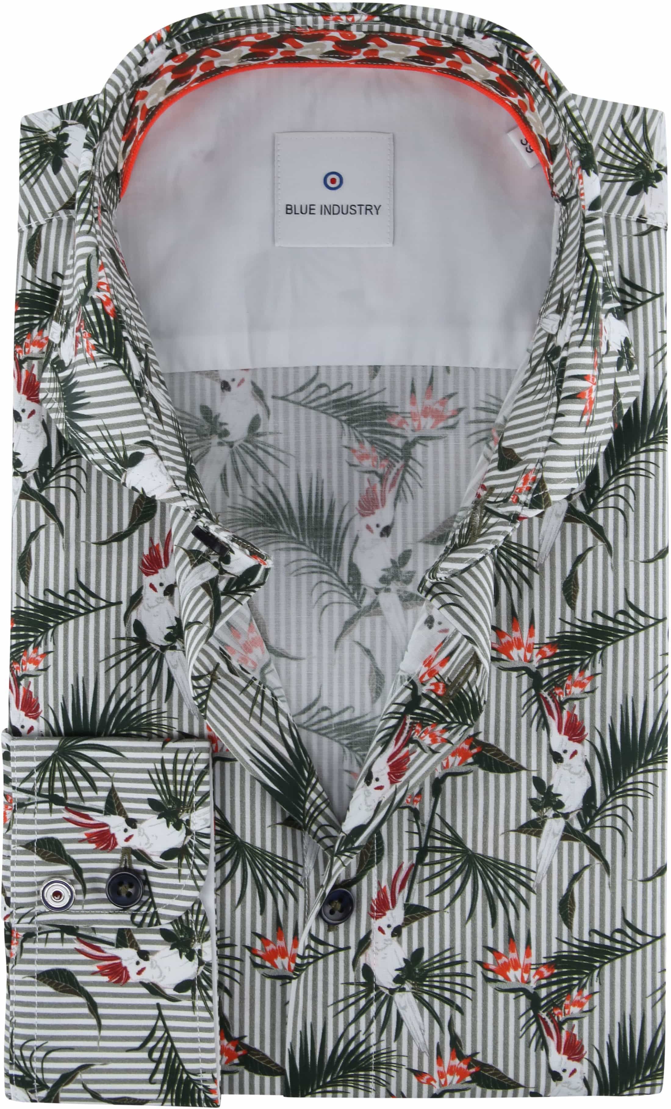 Blue Industry Shirt Parrot Green 2042.21 Green Birds order online | Suitable