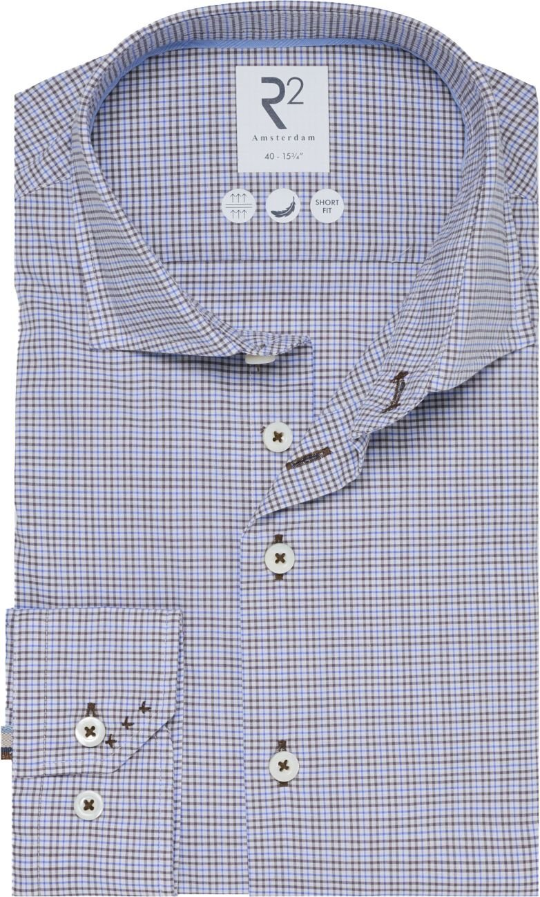 R2 Hemd Classic Karos Blau 130.WSP.138-041 kaufen | Suitable